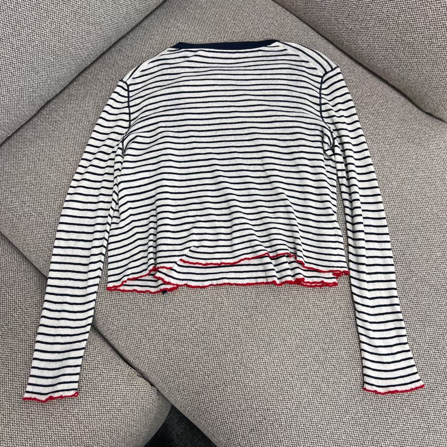 Dior Dior Knit Striped Sweater S Women Size S / US 4 / IT 40 - 2 Thumbnail