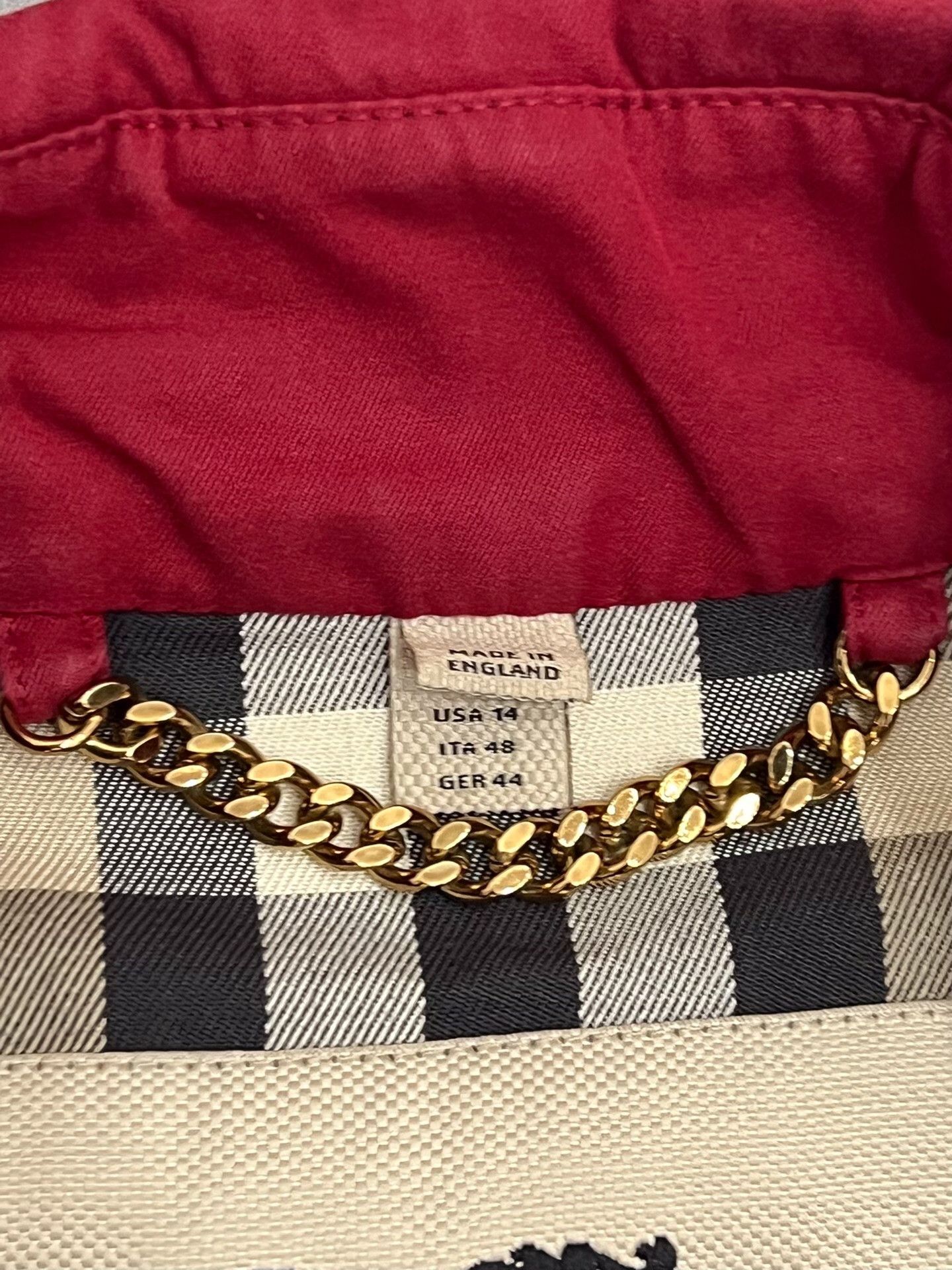 Burberry Burberry Red Coat M Women Size M / US 6-8 / IT 42-44 - 5 Thumbnail