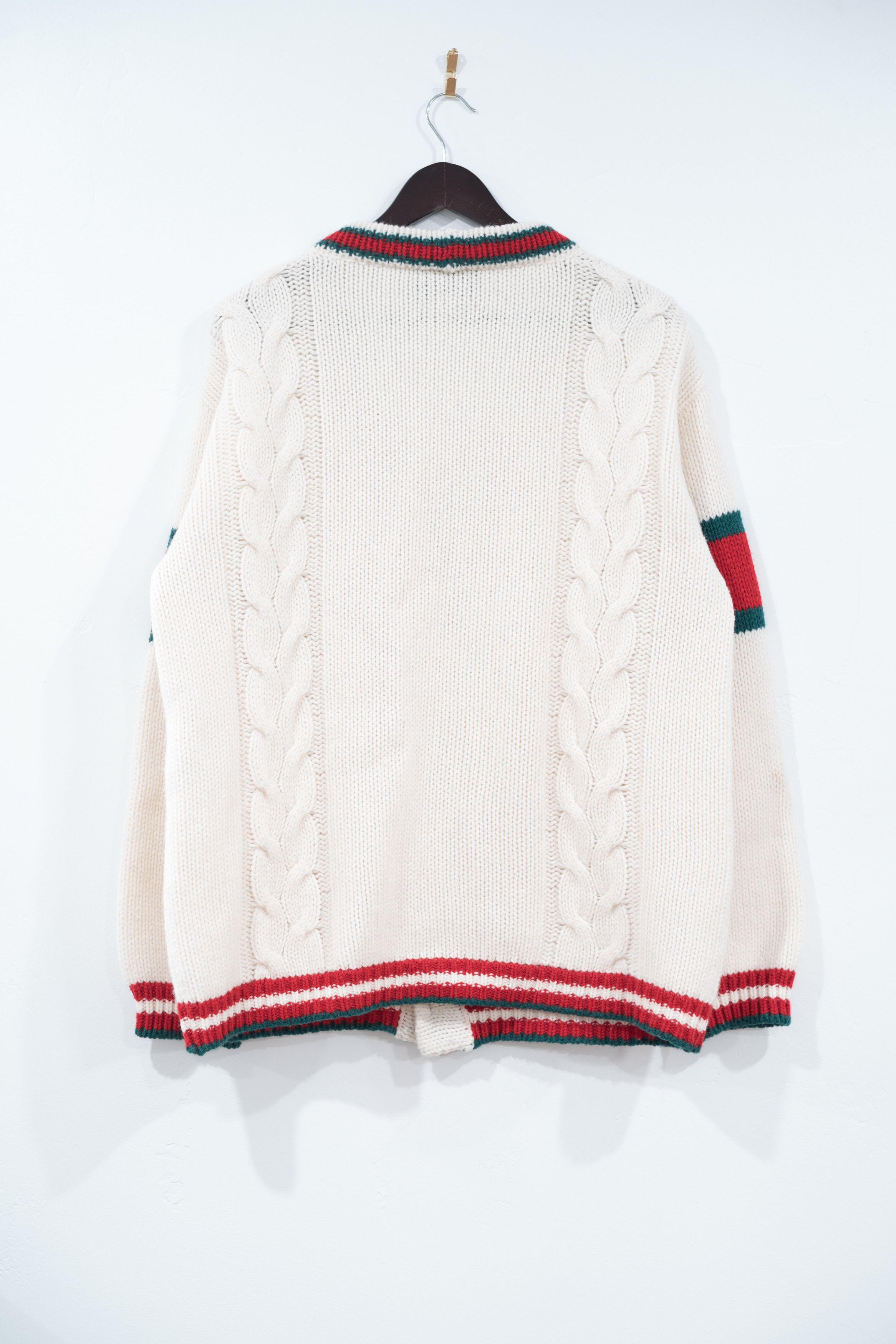 Gucci oversize cable knit cardigan store