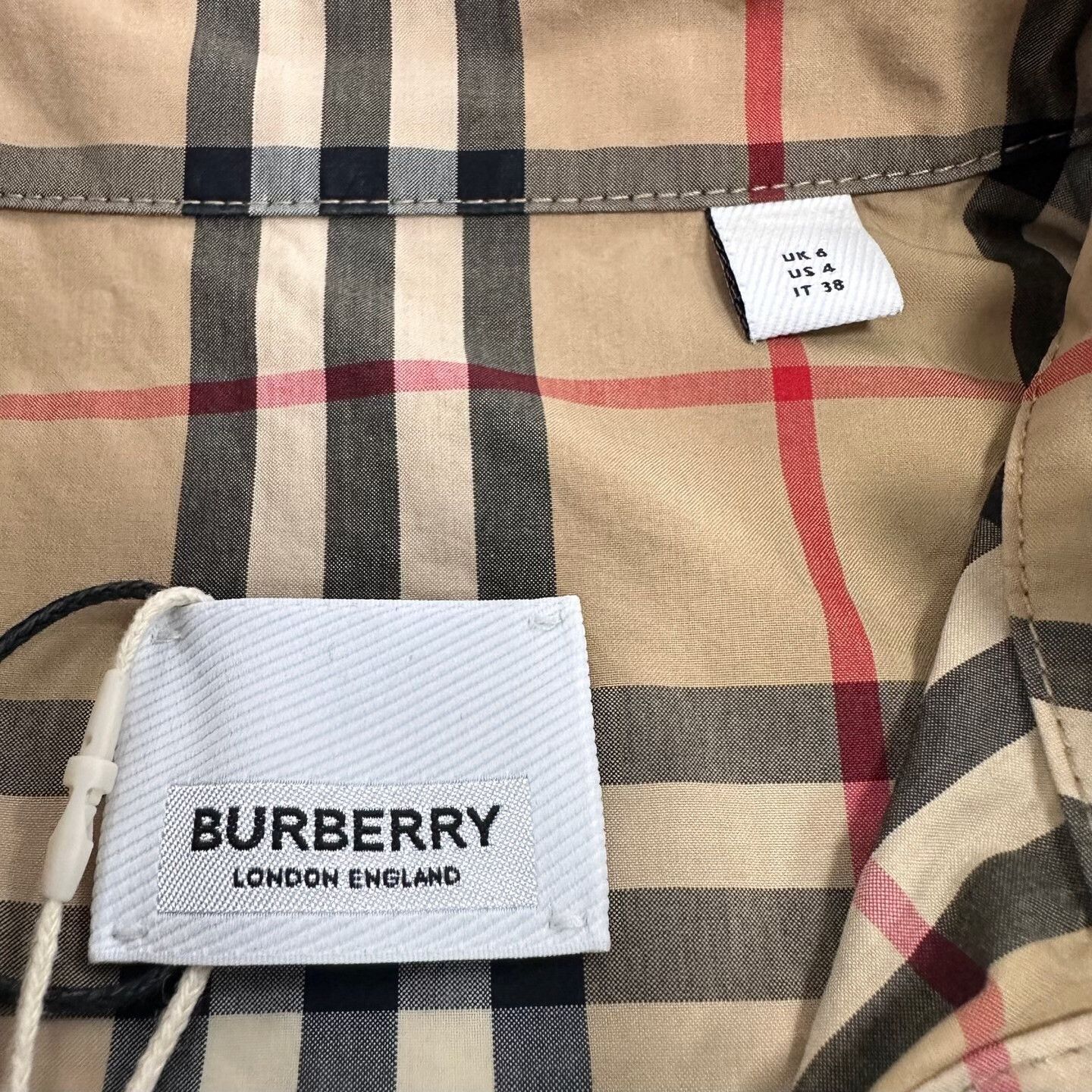Burberry Burberry Retro Plaid T-Shirt XS Women Size XS / US 0-2 / IT 36-38 - 3 Thumbnail