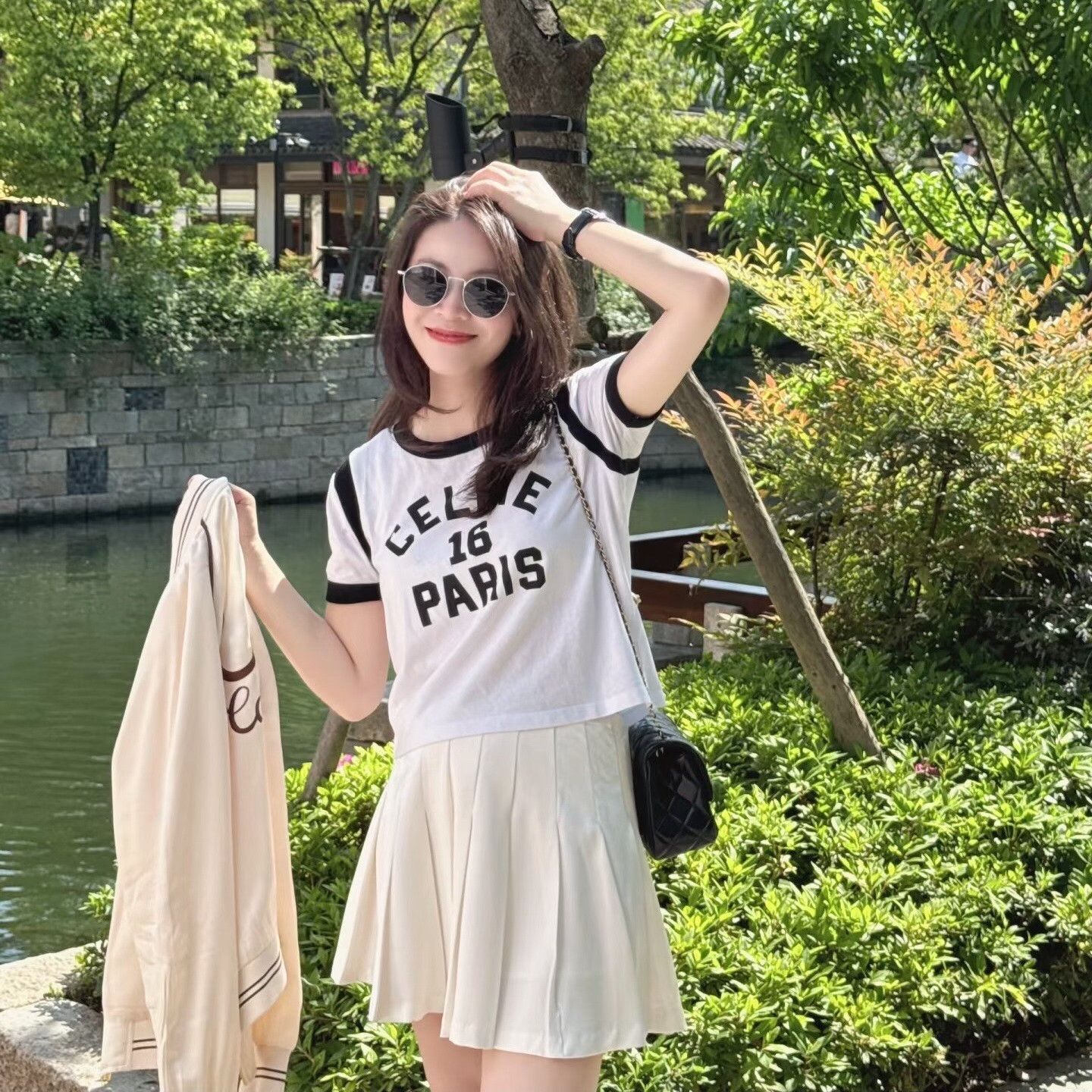 Celine Celine Retro Printed Multi T-Shirt XS Women Size XS / US 0-2 / IT 36-38 - 6 Thumbnail