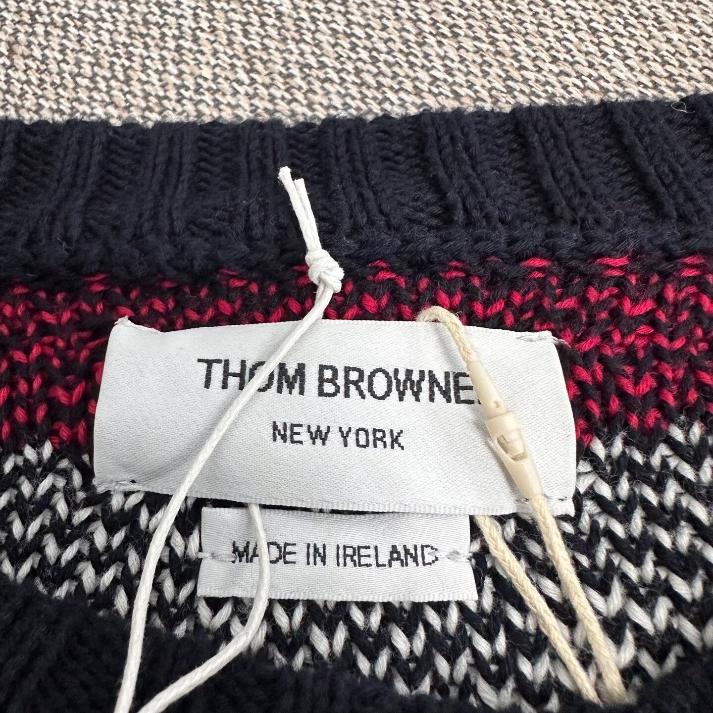 Thom Browne Thom Browne Knit Graphic Brown Sweater xs Men Size US XS / EU 42 / 0 - 3 Thumbnail