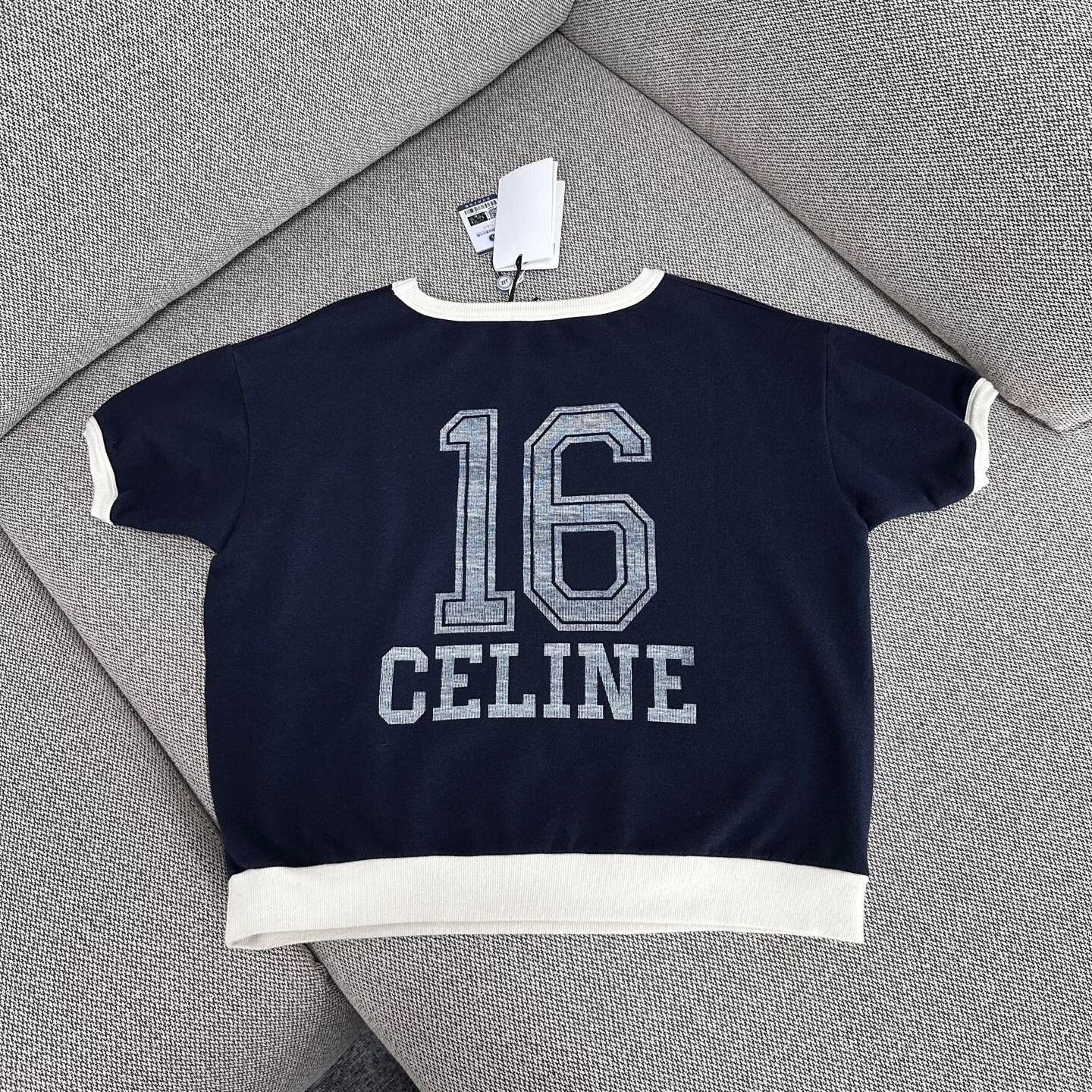 Celine Celine Retro Printed Multi T-Shirt L Women Size L / US 10 / IT 46 - 2 Thumbnail