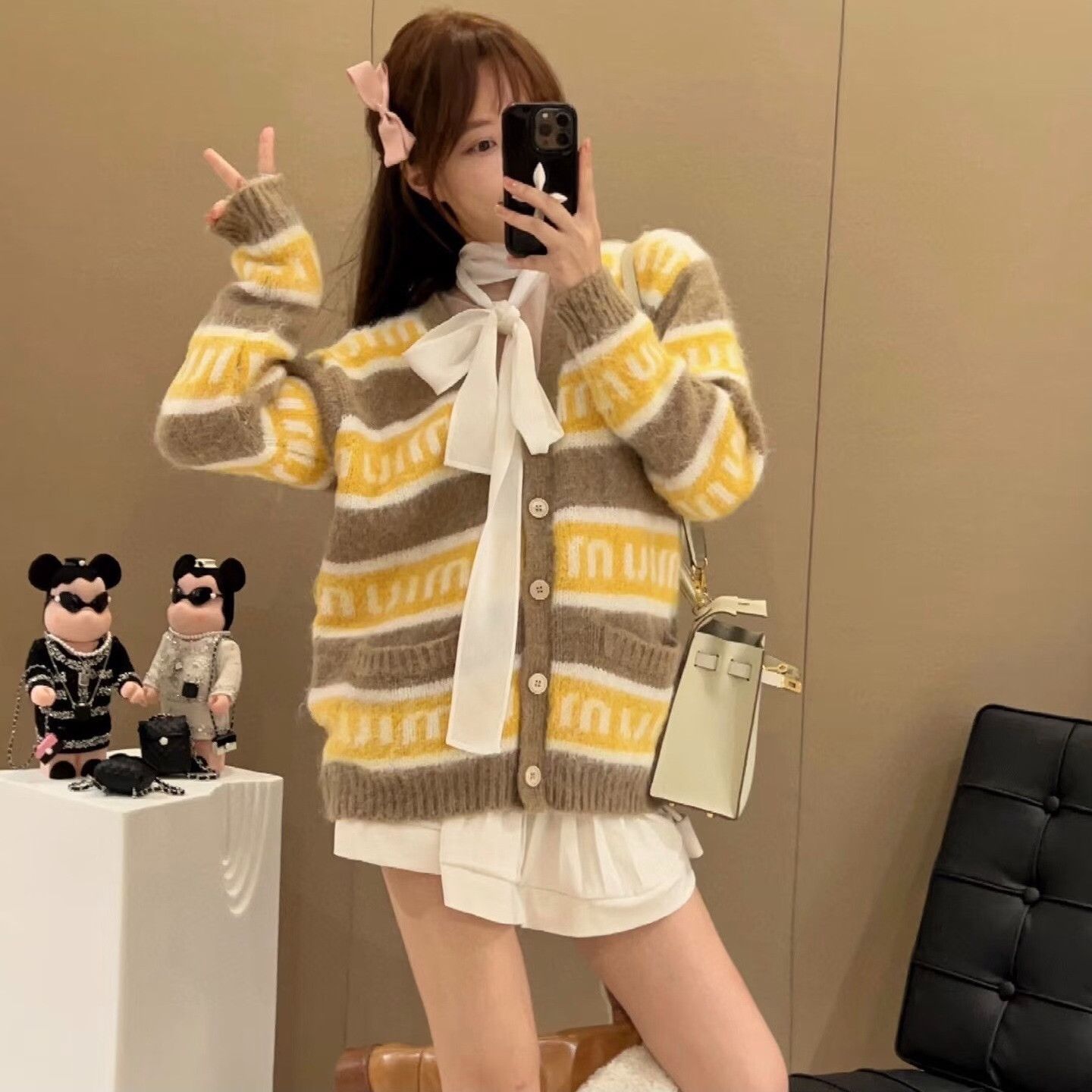 Miu Miu Miu Miu Knit Oversized Sweater S Women Size S / US 4 / IT 40 - 6 Thumbnail