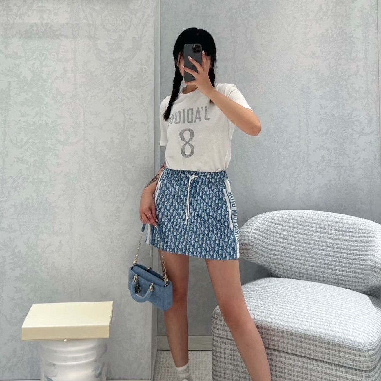 Dior Dior Retro Skirt 36 Women Size 36" / US 14 / IT 50 - 7 Thumbnail