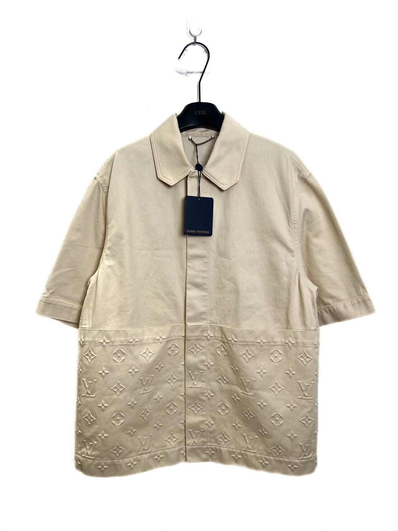 Louis Vuitton Louis Vuitton Beige Shirt m Men Size US M / EU 48-50 / 2 - 2 Thumbnail