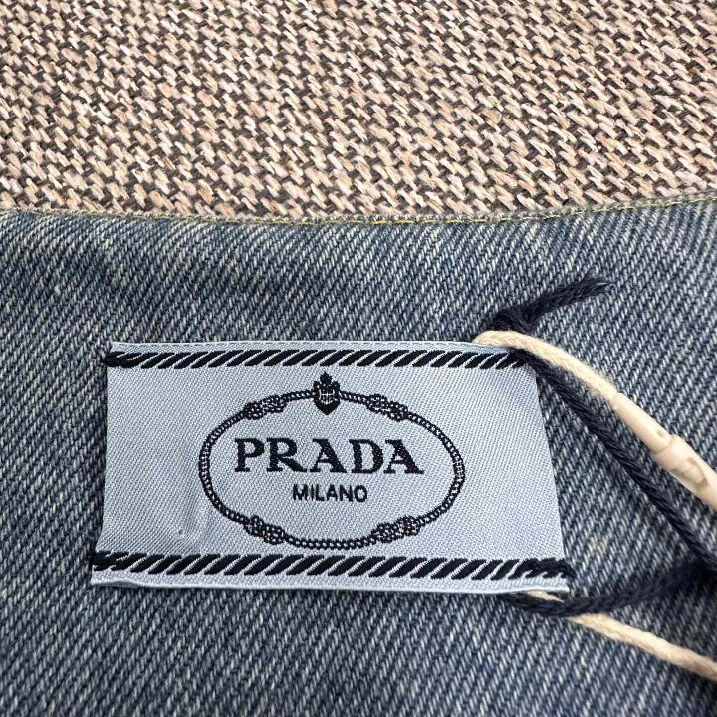 Prada Prada Denim Blue Jeans 40 Women Size 40" / US 18 - 3 Thumbnail