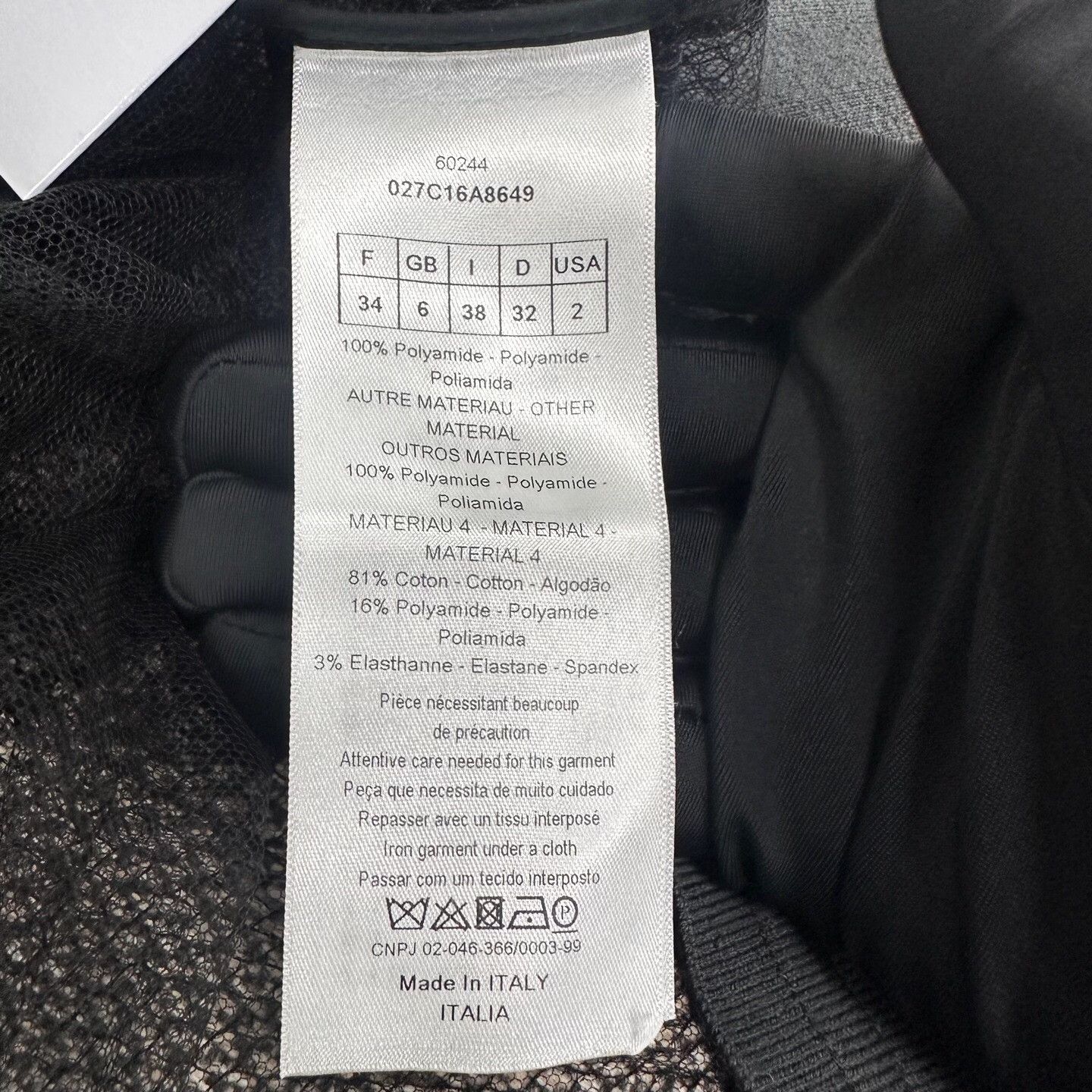 Dior Dior Black Jacket XS Women Size XS / US 0-2 / IT 36-38 - 4 Thumbnail