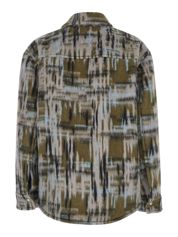 Bottega Veneta alpaca check overshirt Size S / US 4 / IT 40 - 2 Thumbnail