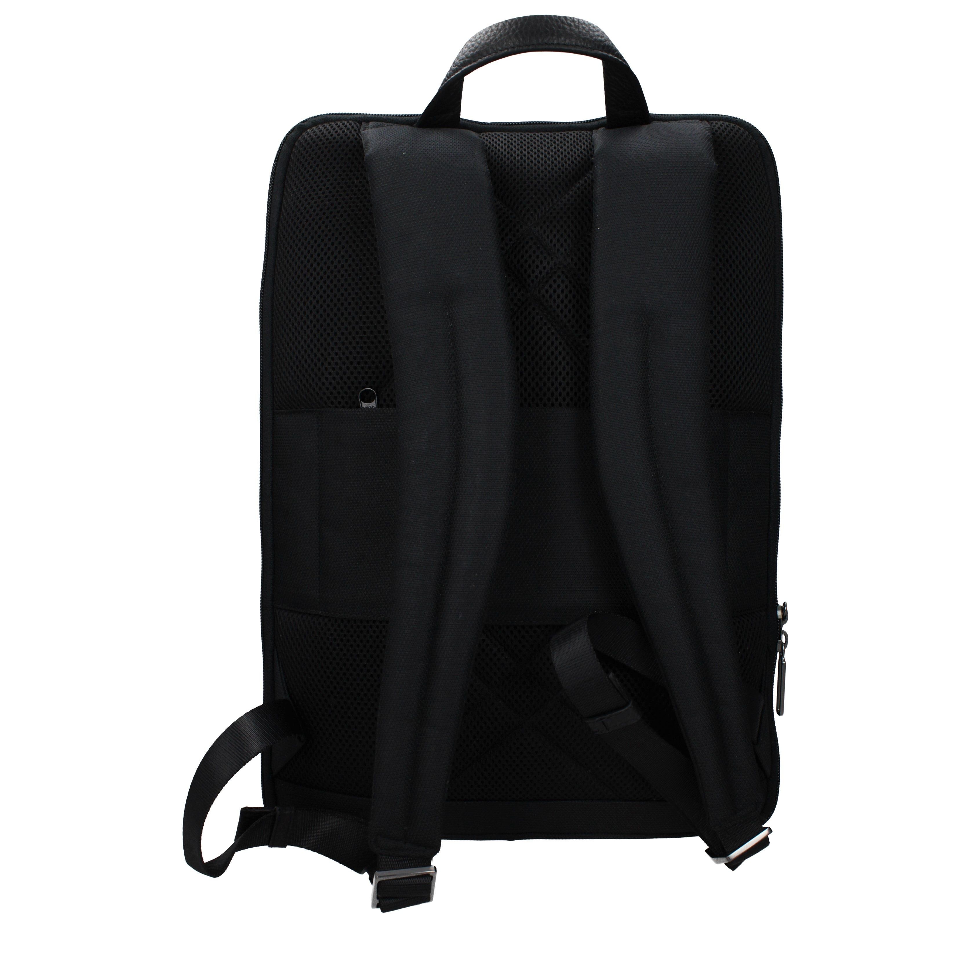 Piquadro Piquadro Backpacks and Bumbags Men Fabric Black Size ONE SIZE - 3 Thumbnail