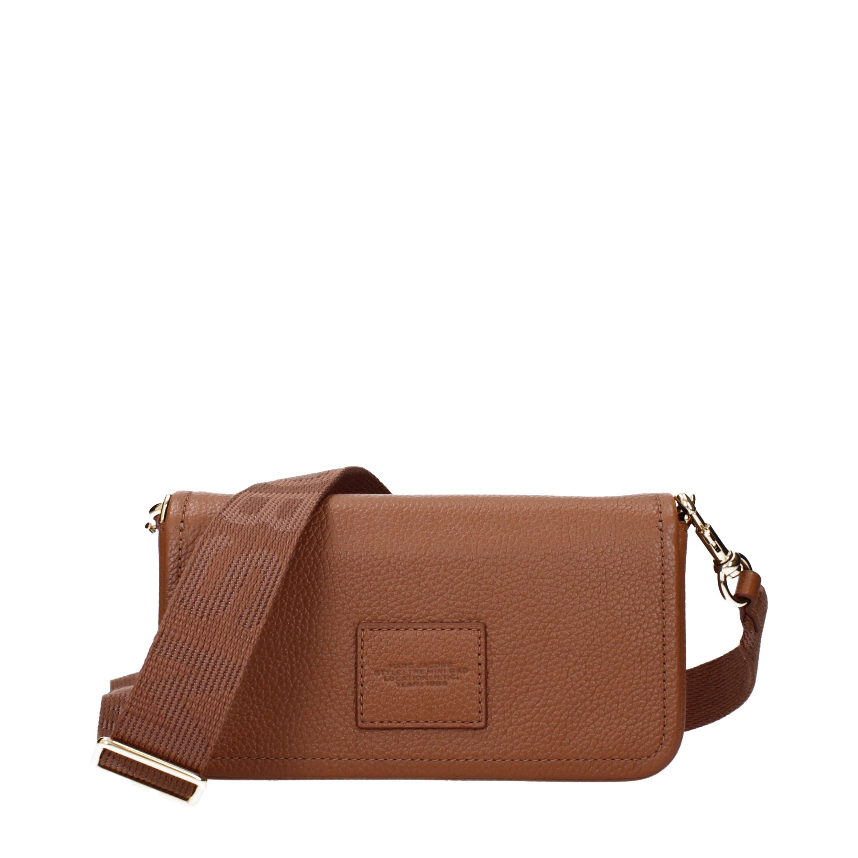 Marc Jacobs Marc Jacobs Crossbody Bags Women Leather Brown/Argan Oil Size ONE SIZE - 3 Thumbnail