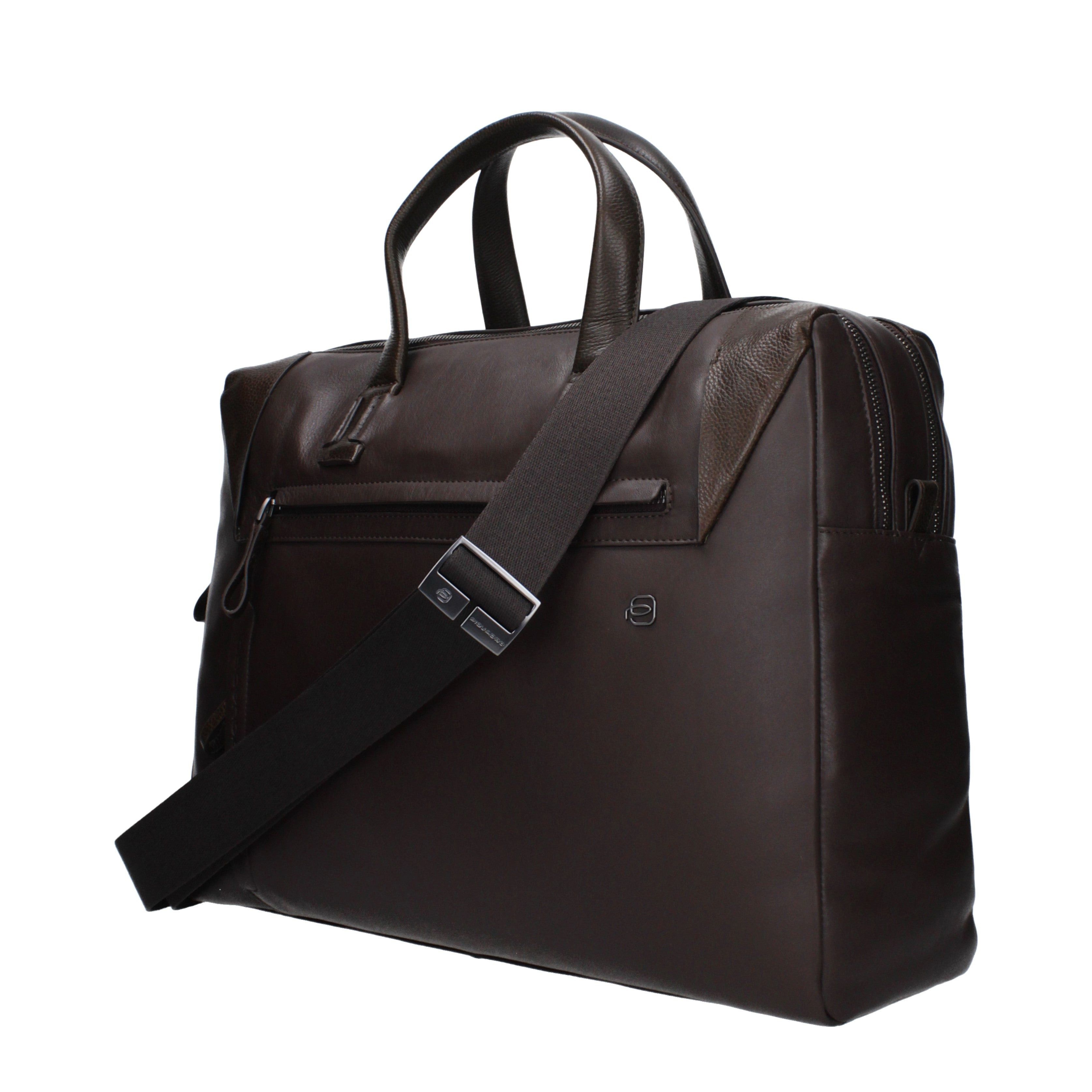 Piquadro Piquadro Work Bags Men Leather Brown/Dark Brown Size ONE SIZE - 2 Thumbnail