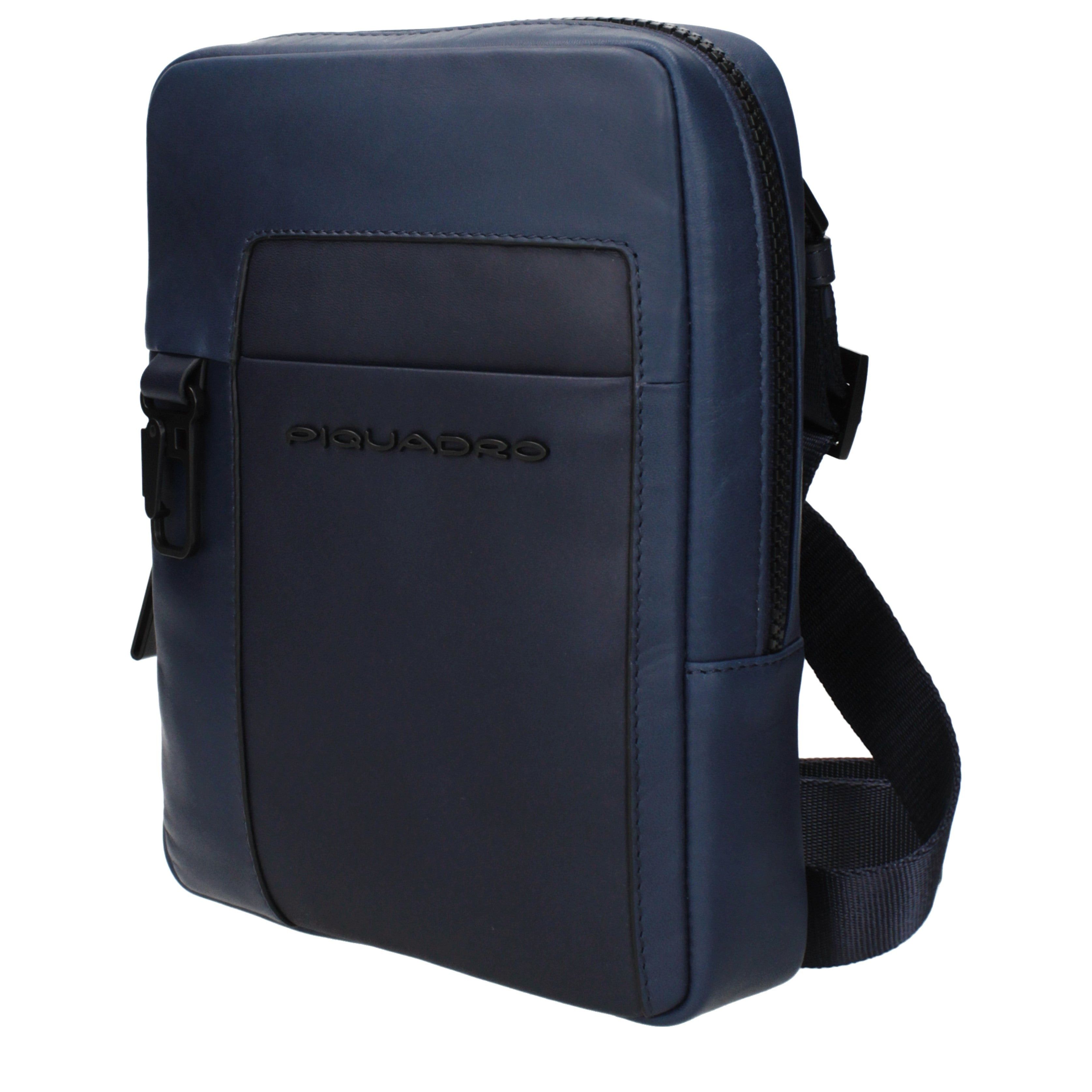 Piquadro Piquadro Crossbody Bags Men Leather Blue Size ONE SIZE - 2 Thumbnail