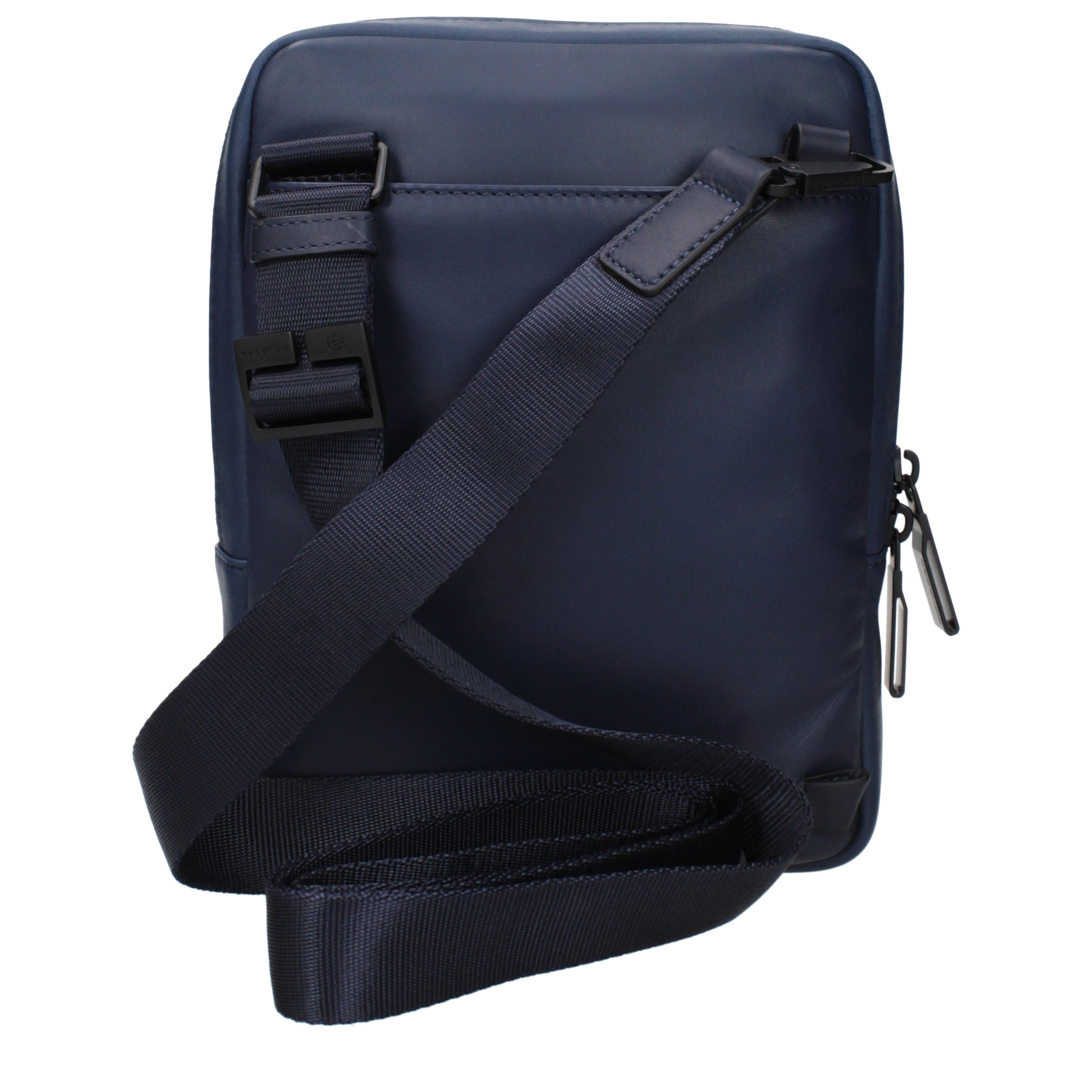 Piquadro Piquadro Crossbody Bags Men Leather Blue Size ONE SIZE - 3 Thumbnail