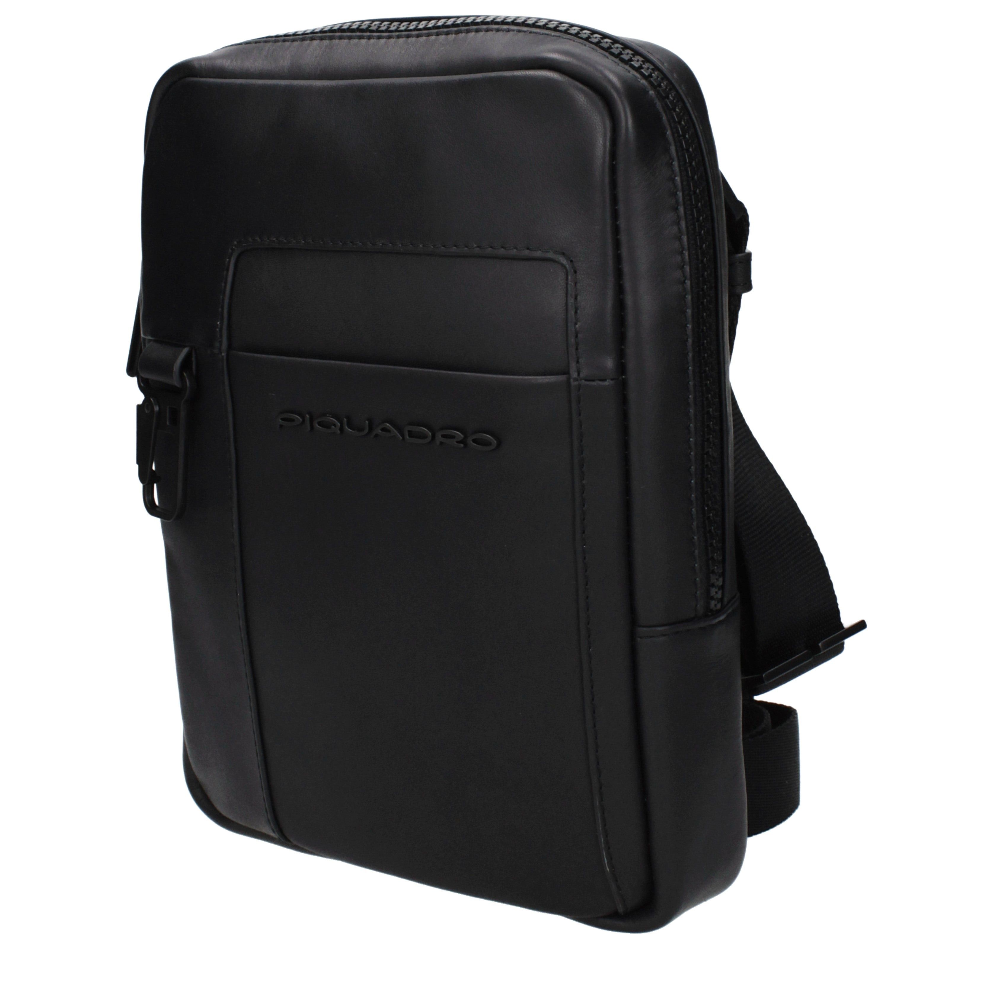 Piquadro Piquadro Crossbody Bags Men Leather Black Size ONE SIZE - 2 Thumbnail
