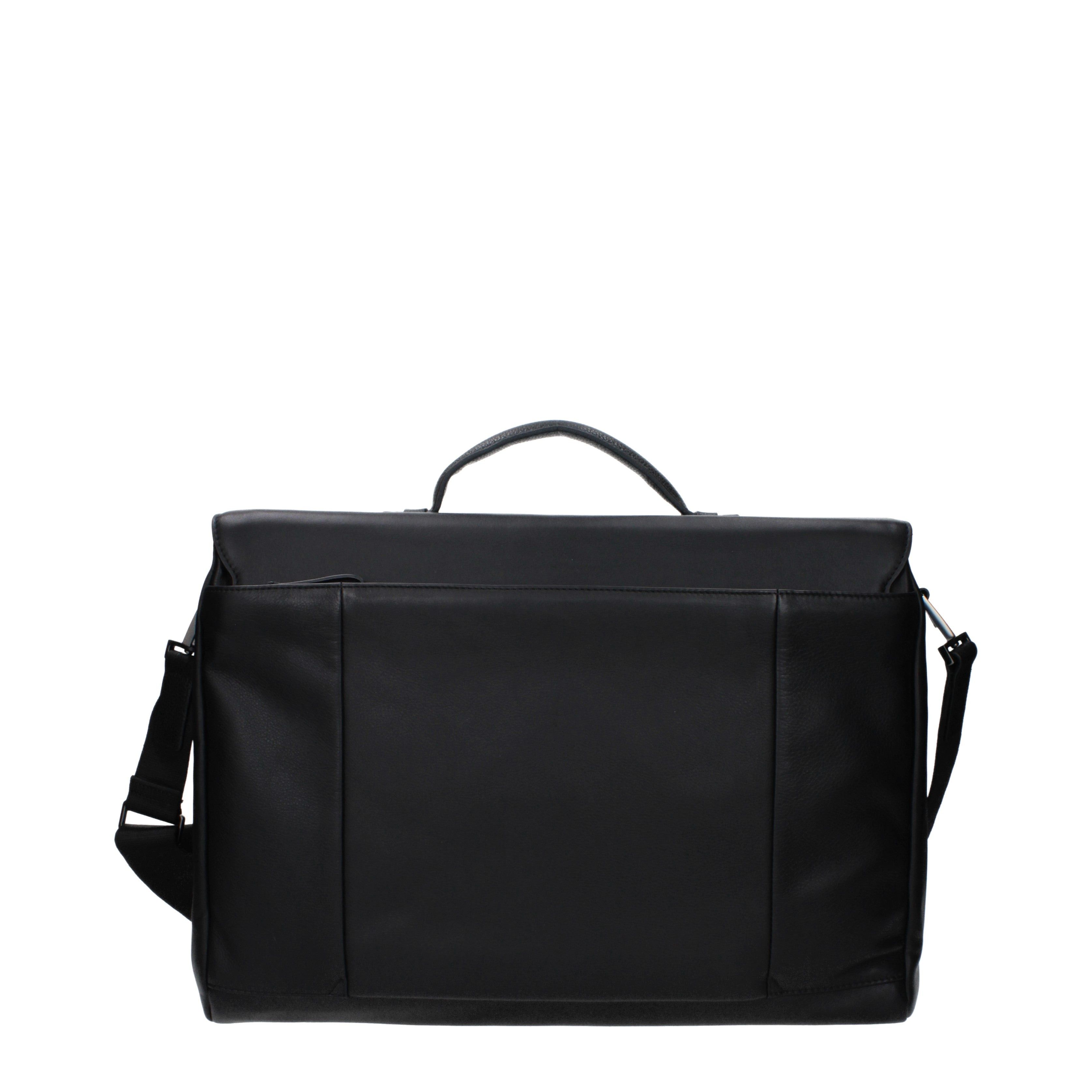 Piquadro Piquadro Work Bags Men Leather Black Size ONE SIZE - 3 Thumbnail