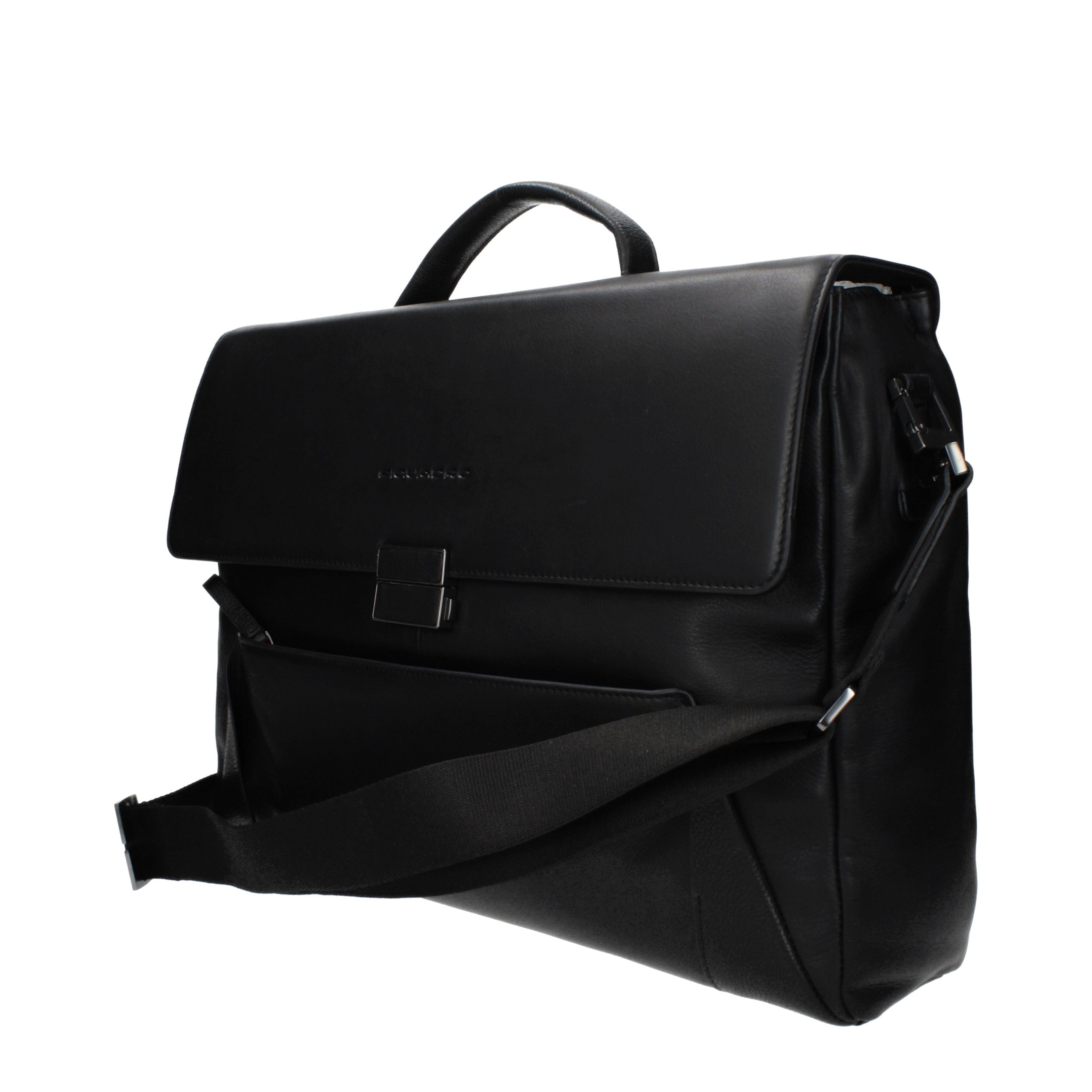 Piquadro Piquadro Work Bags Men Leather Black Size ONE SIZE - 2 Thumbnail