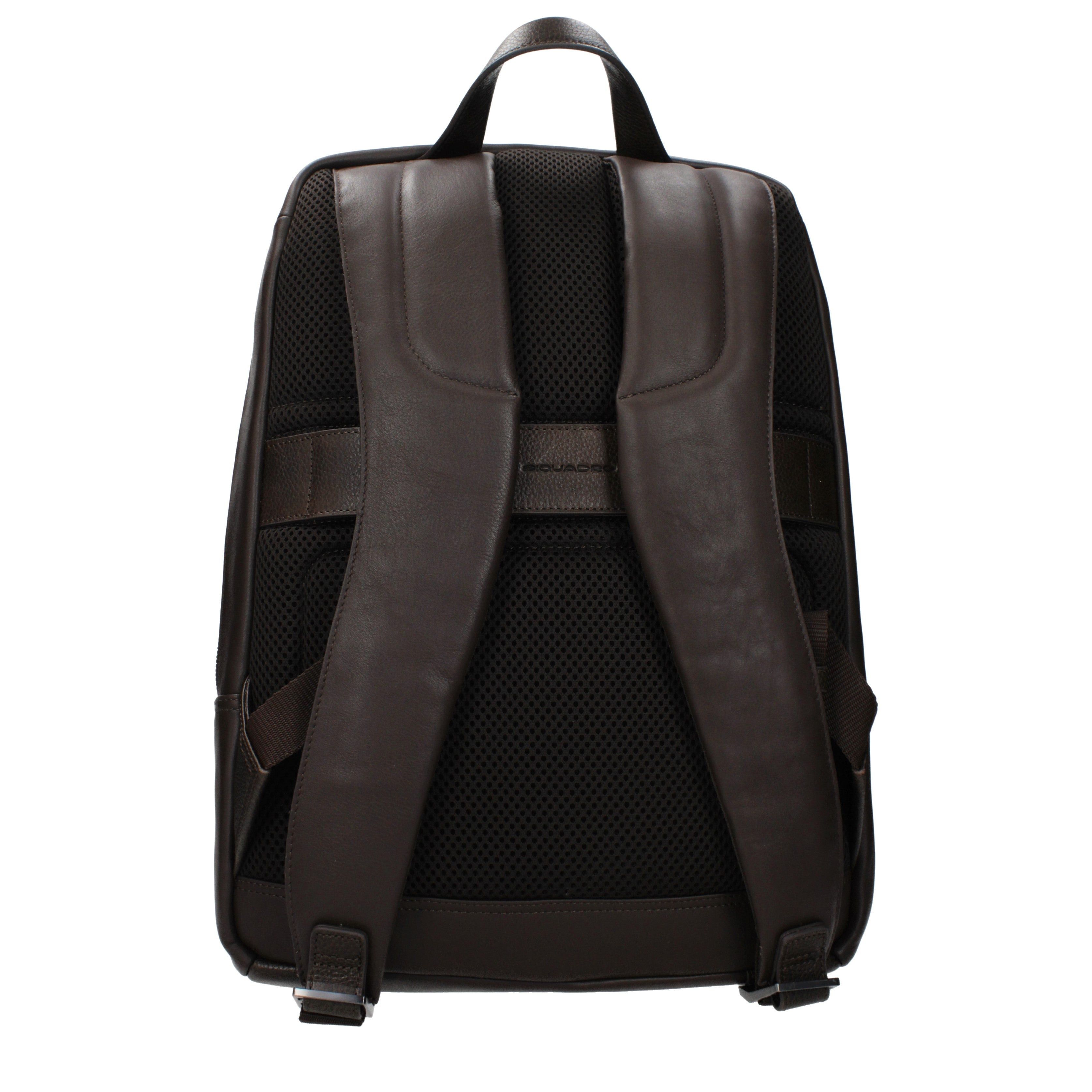 Piquadro Piquadro Backpacks and Bumbags Men Leather Brown/Dark Brown Size ONE SIZE - 3 Thumbnail