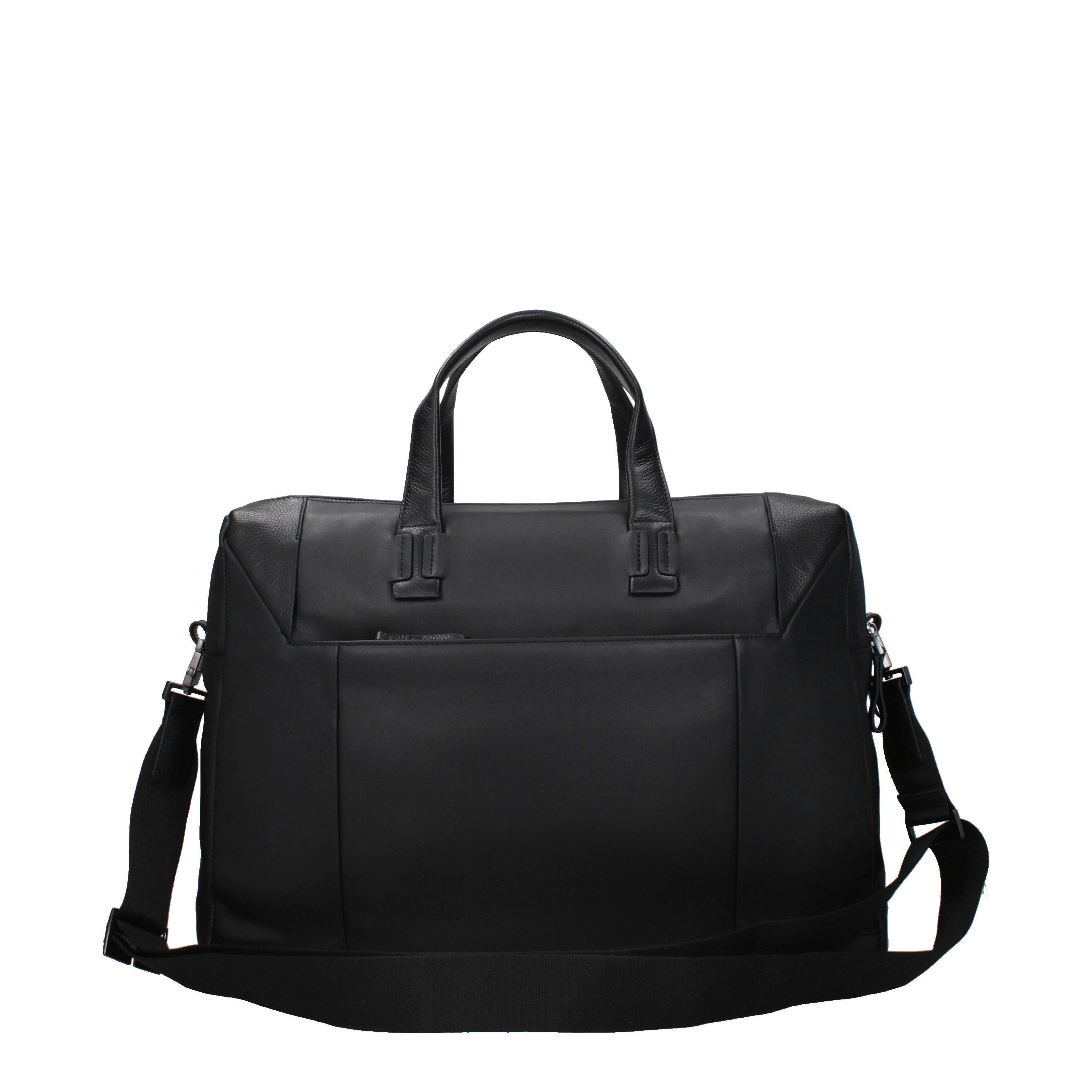 Piquadro Piquadro Work Bags Men Leather Black Size ONE SIZE - 3 Thumbnail