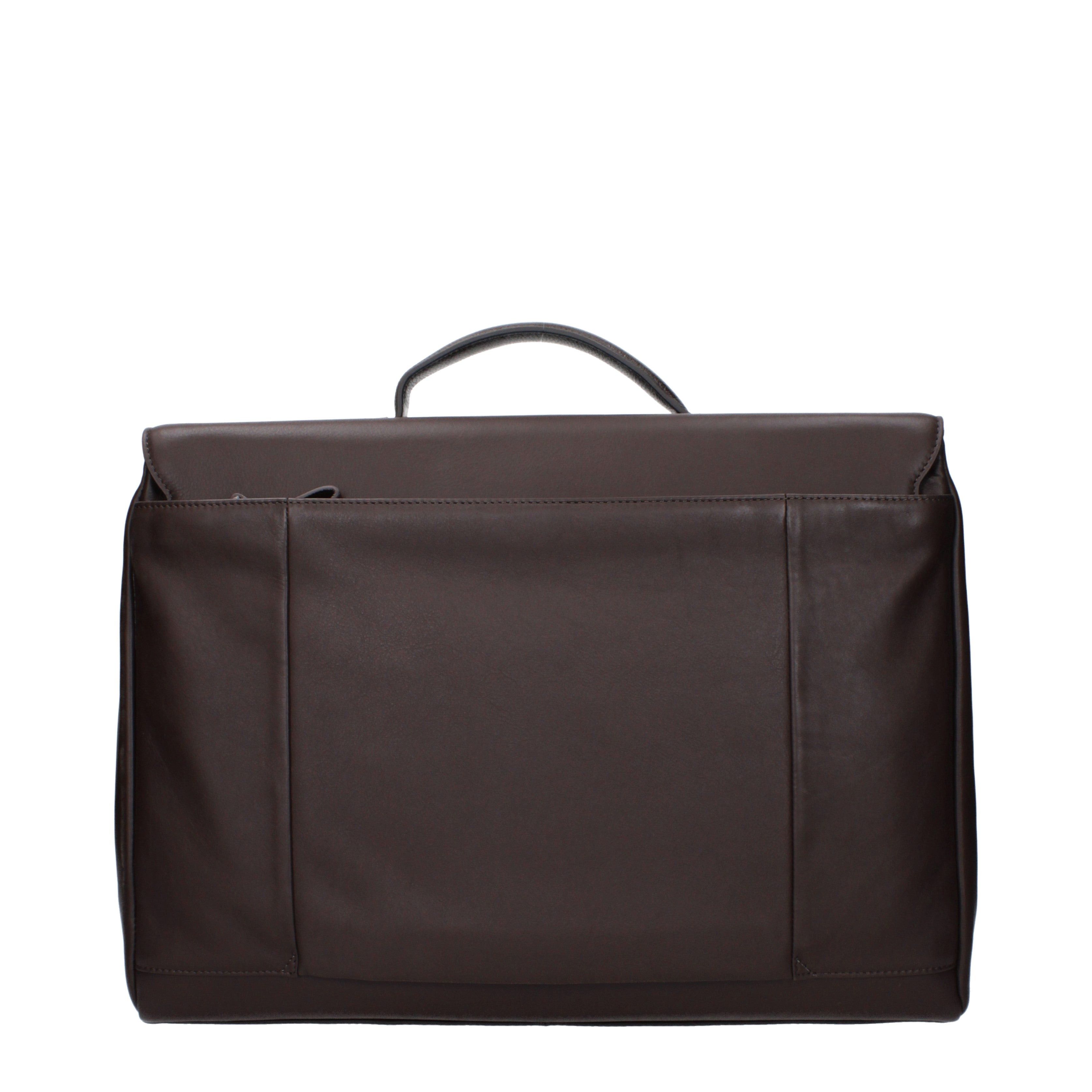 Piquadro Piquadro Work Bags Men Leather Brown/Dark Brown Size ONE SIZE - 2 Thumbnail