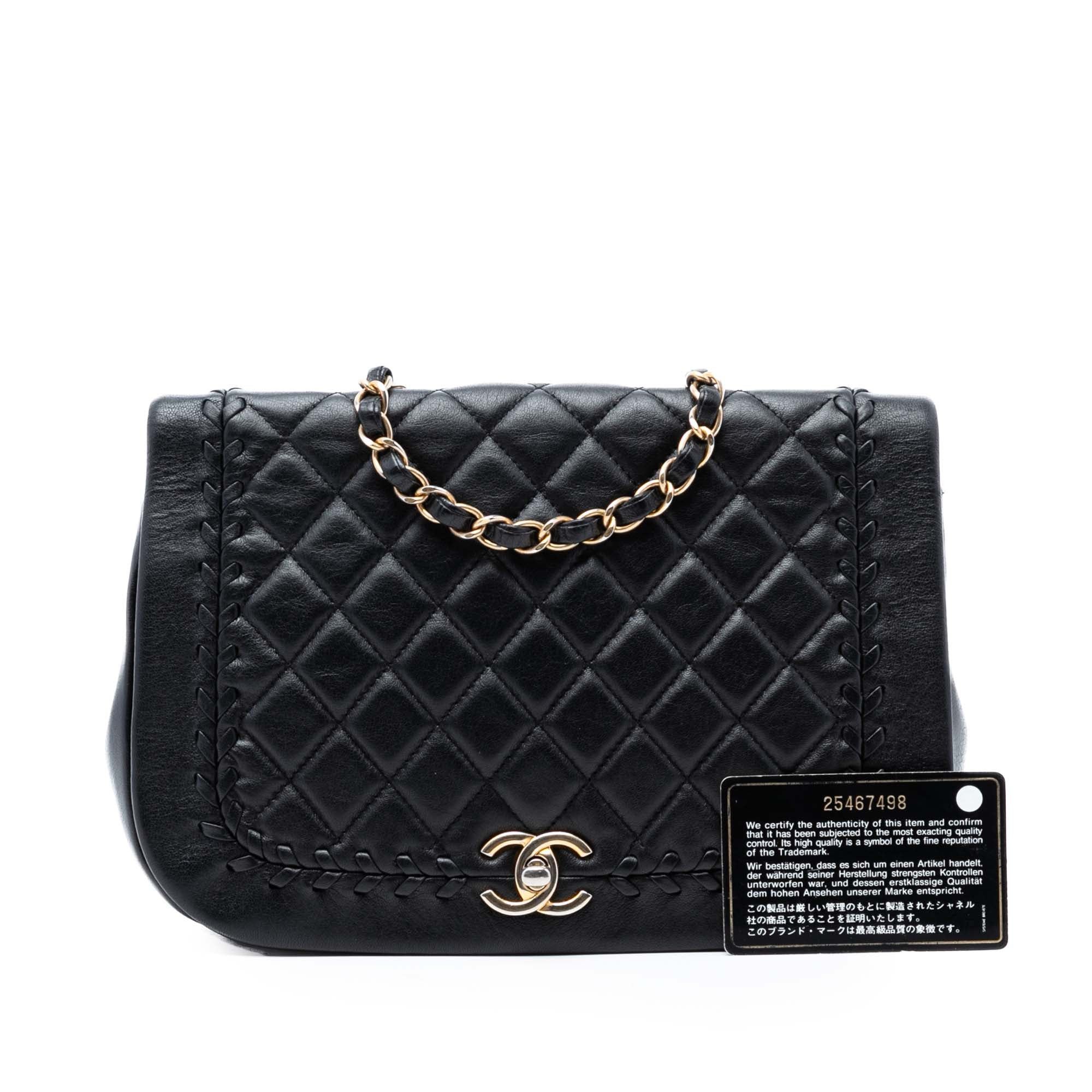 Chanel Quilted Lambskin Braided Saddle Flap Size ONE SIZE - 8 Thumbnail