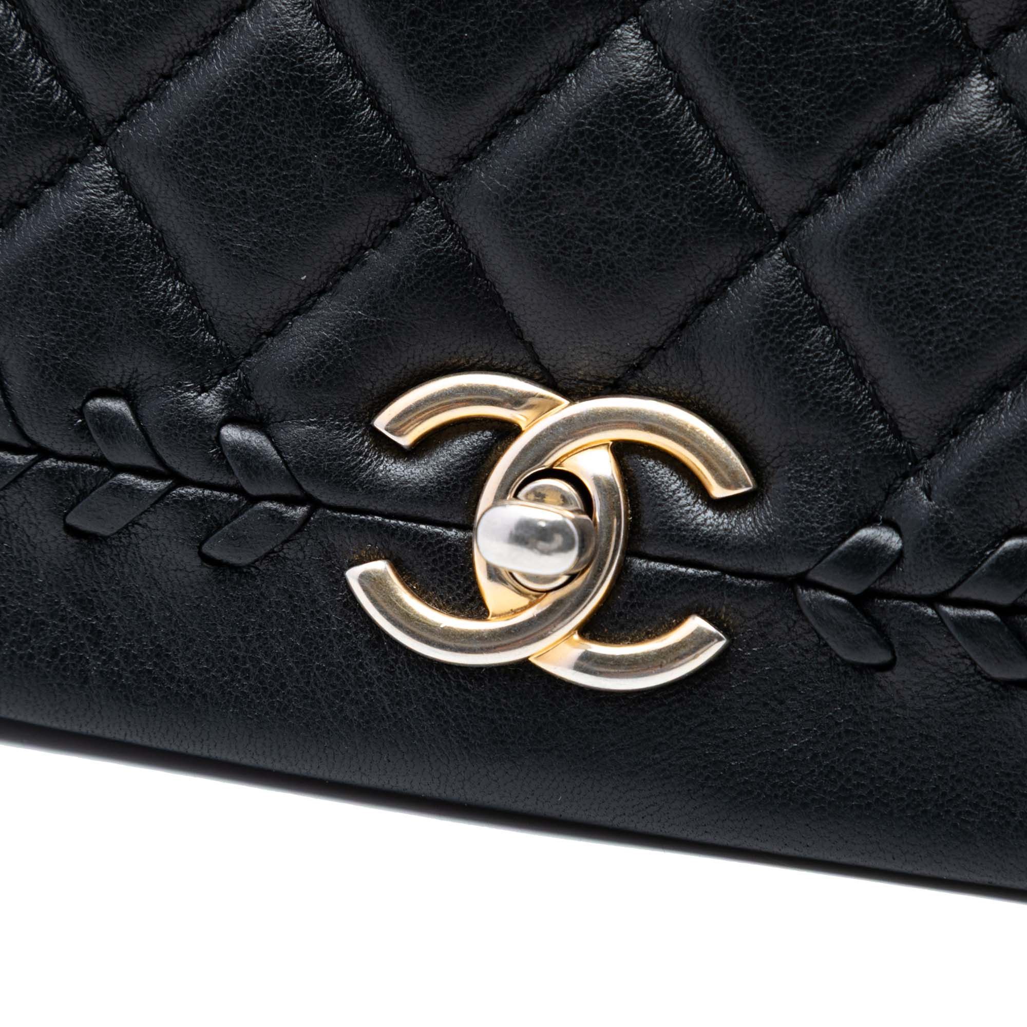 Chanel Quilted Lambskin Braided Saddle Flap Size ONE SIZE - 6 Thumbnail