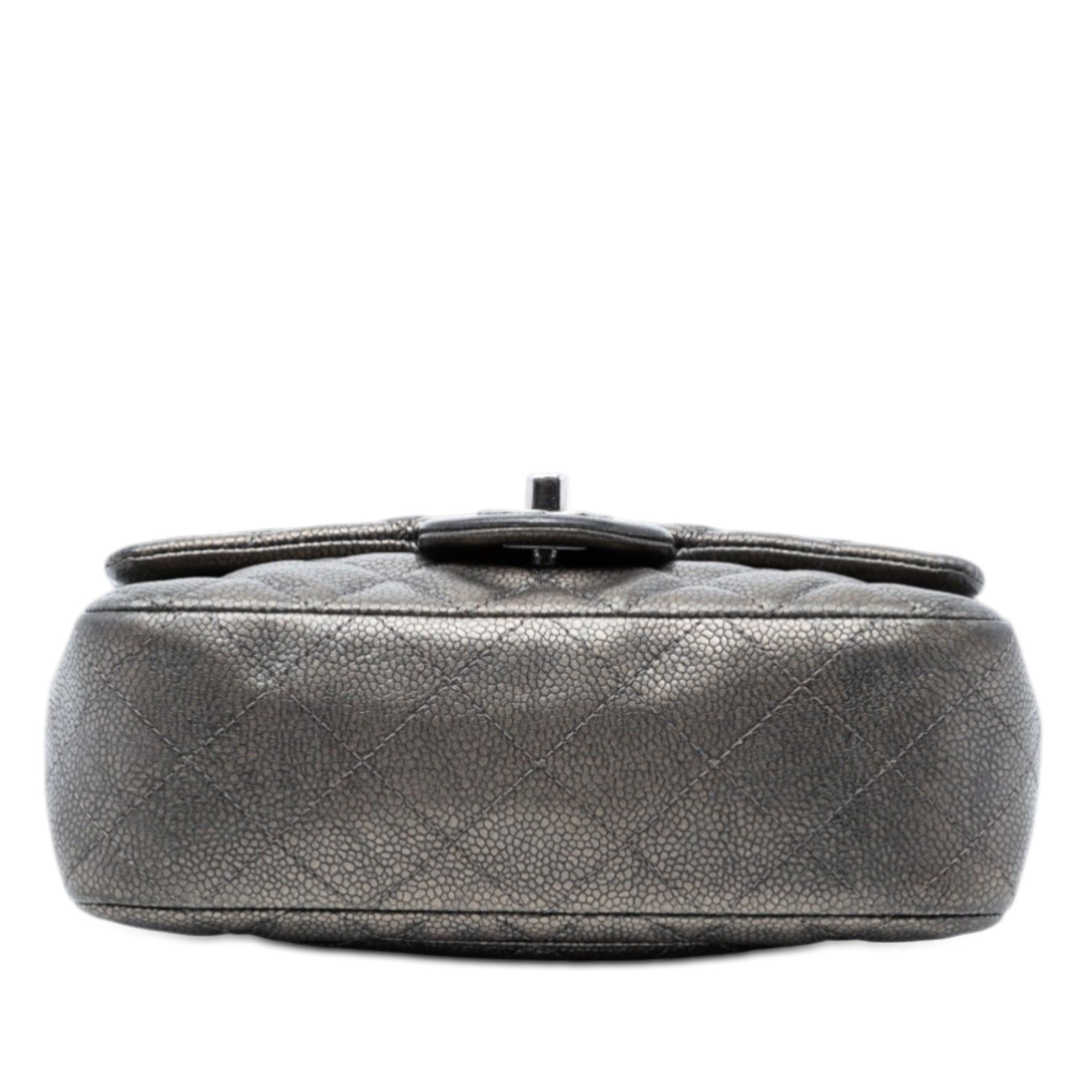 Chanel Mini Rectangular Classic Metallic Caviar Single Flap Size ONE SIZE - 3 Thumbnail