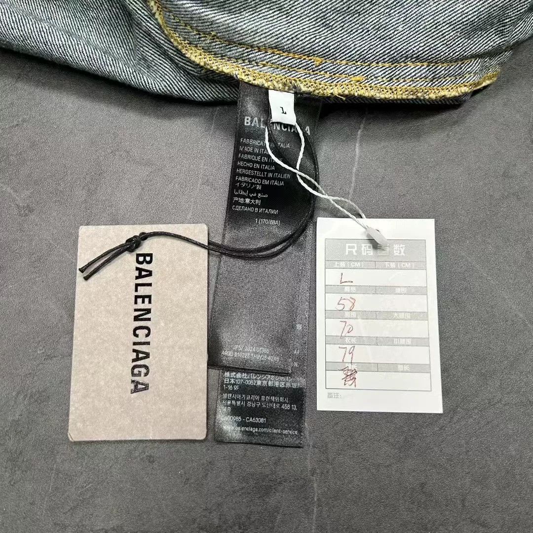 Balenciaga Balenciaga Denim Jacket 25 Women Size XS / US 0-2 / IT 36-38 - 7 Thumbnail