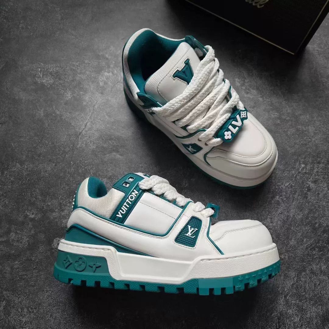Louis Vuitton Louis Vuitton Training Green Lowtop Sneakers 36 Women Size US 6 / IT 36 - 5 Thumbnail