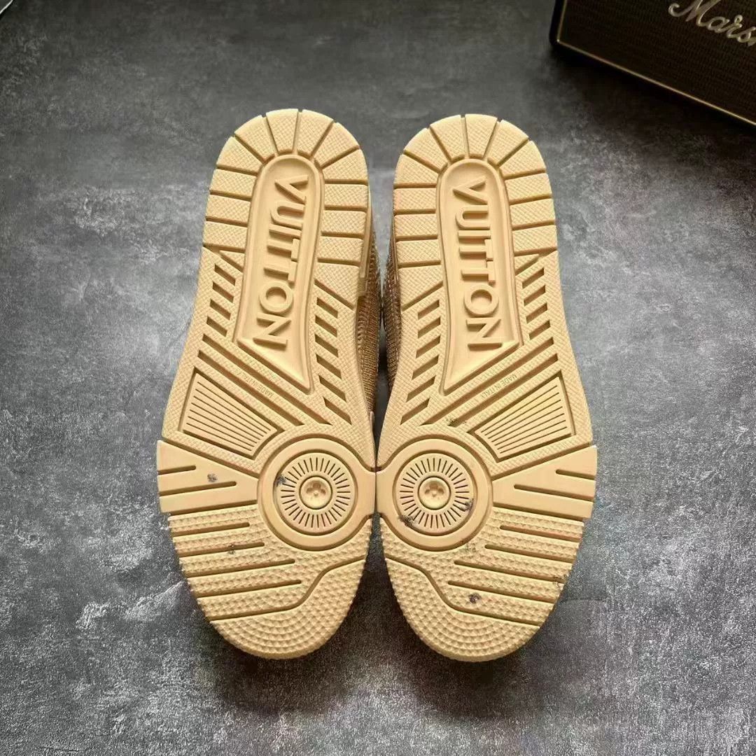 Louis Vuitton Louis Vuitton Training Beige Lowtop Sneakers 37 Women Size US 6.5 / IT 36.5 - 7 Thumbnail