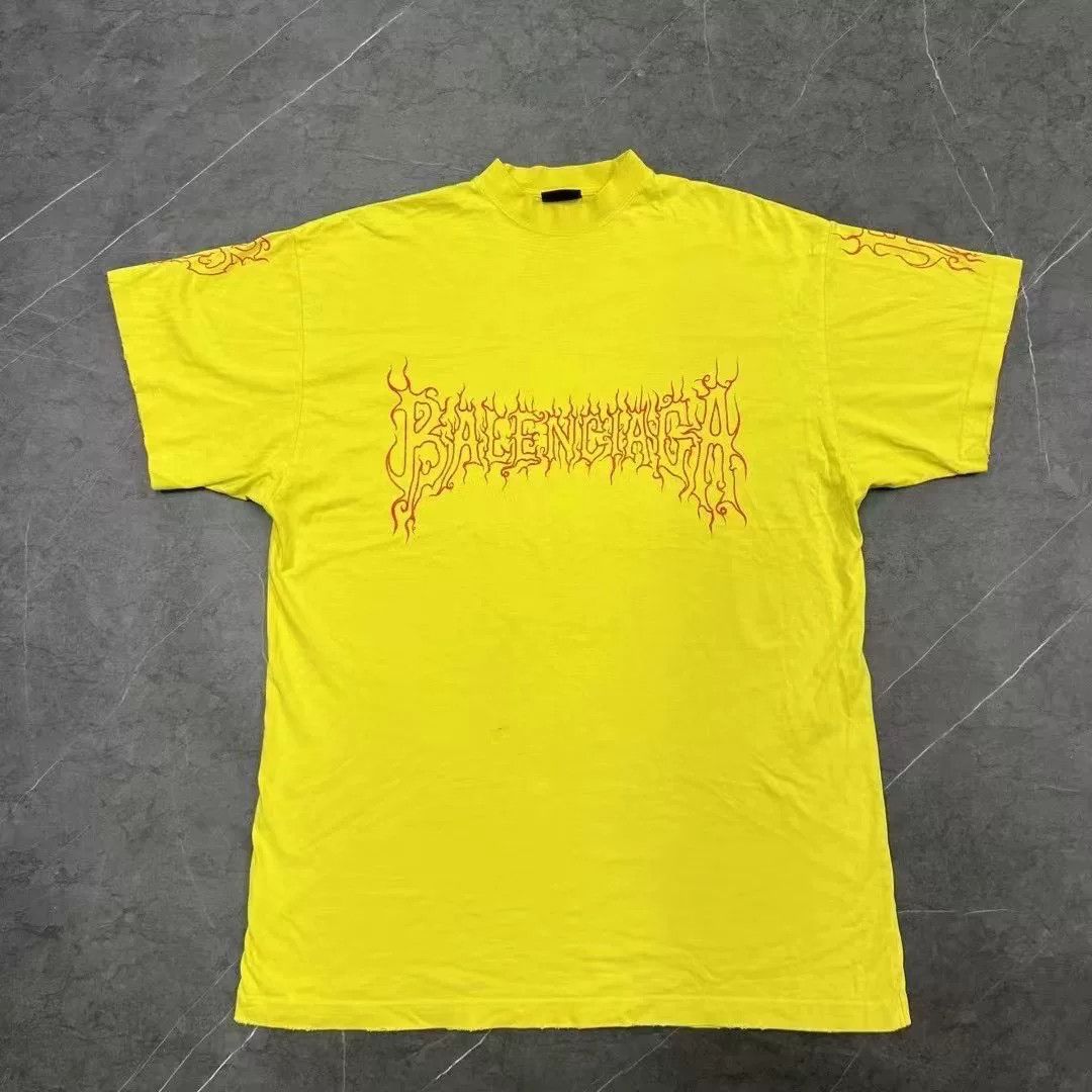 Balenciaga Balenciaga Limited Yellow T-Shirt 24 Women Size XS / US 0-2 / IT 36-38 - 3 Thumbnail