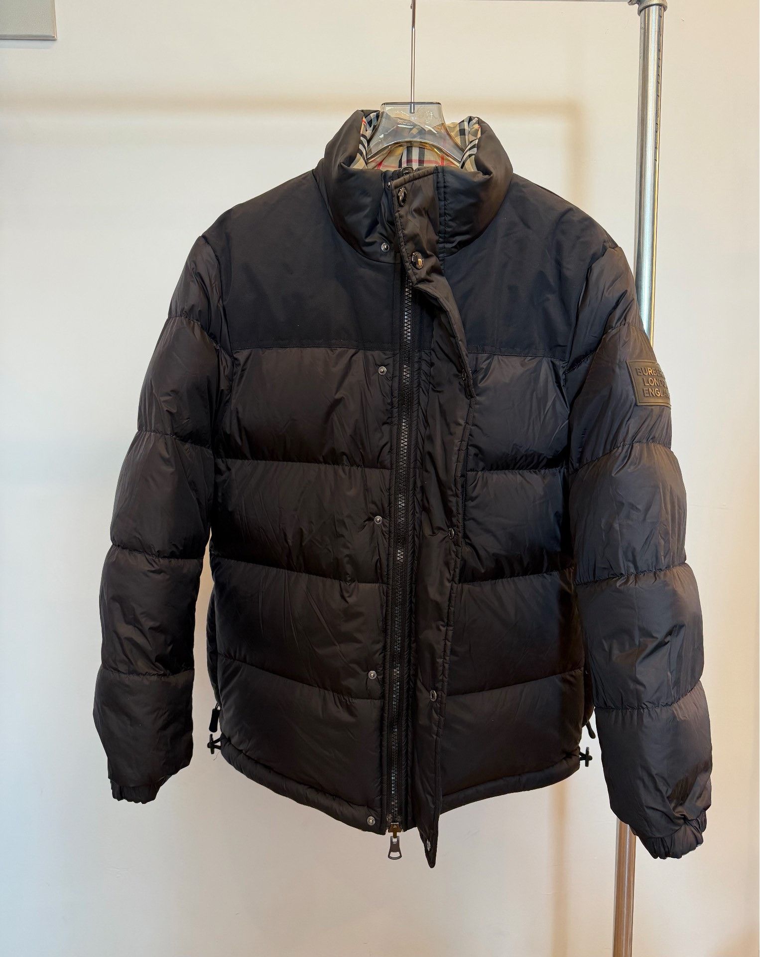 Burberry Burberry Down Plaid Beige Down Jacket XS Women Size XS / US 0-2 / IT 36-38 - 4 Thumbnail
