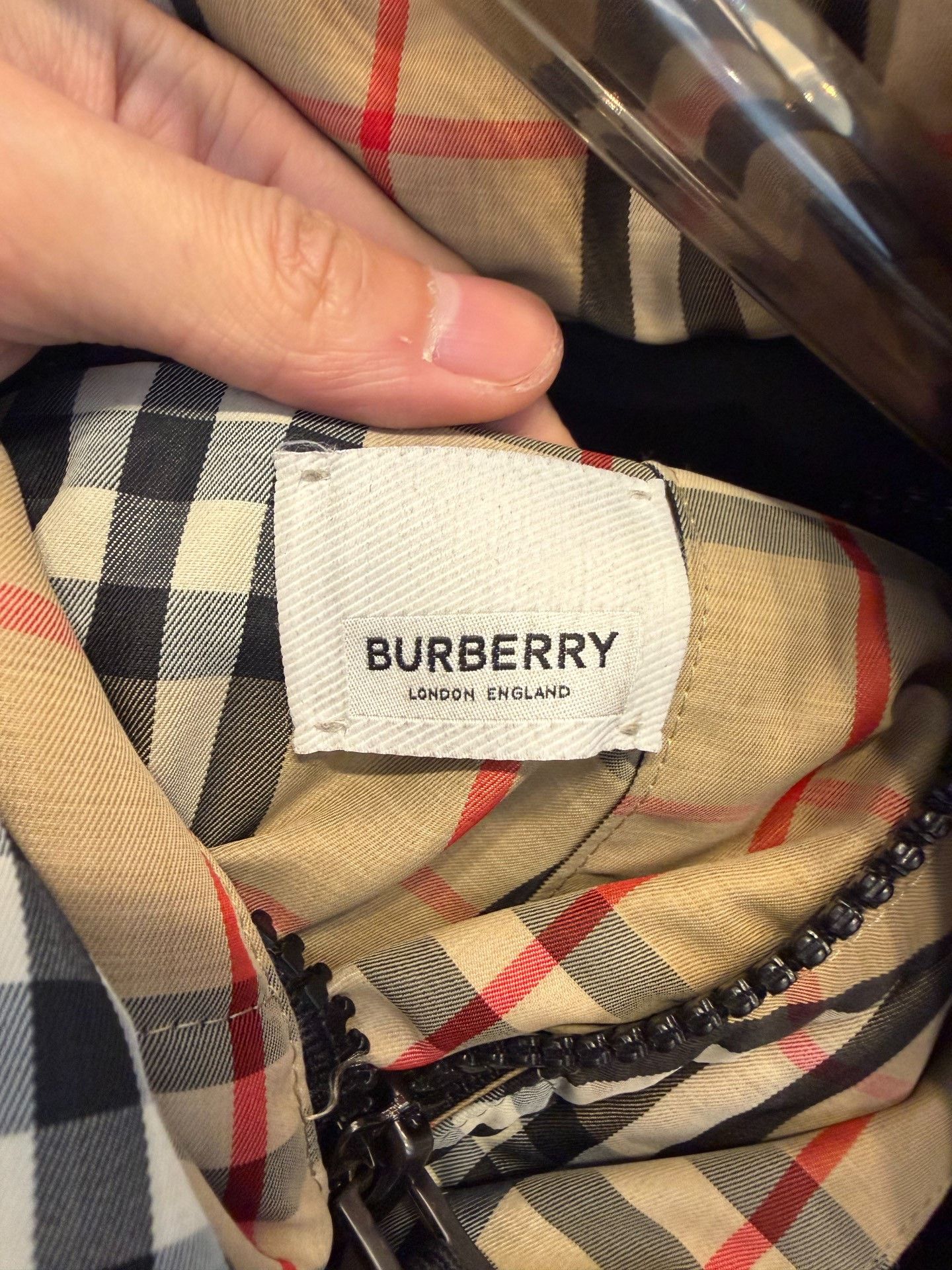 Burberry Burberry Down Plaid Beige Down Jacket XS Women Size XS / US 0-2 / IT 36-38 - 5 Thumbnail