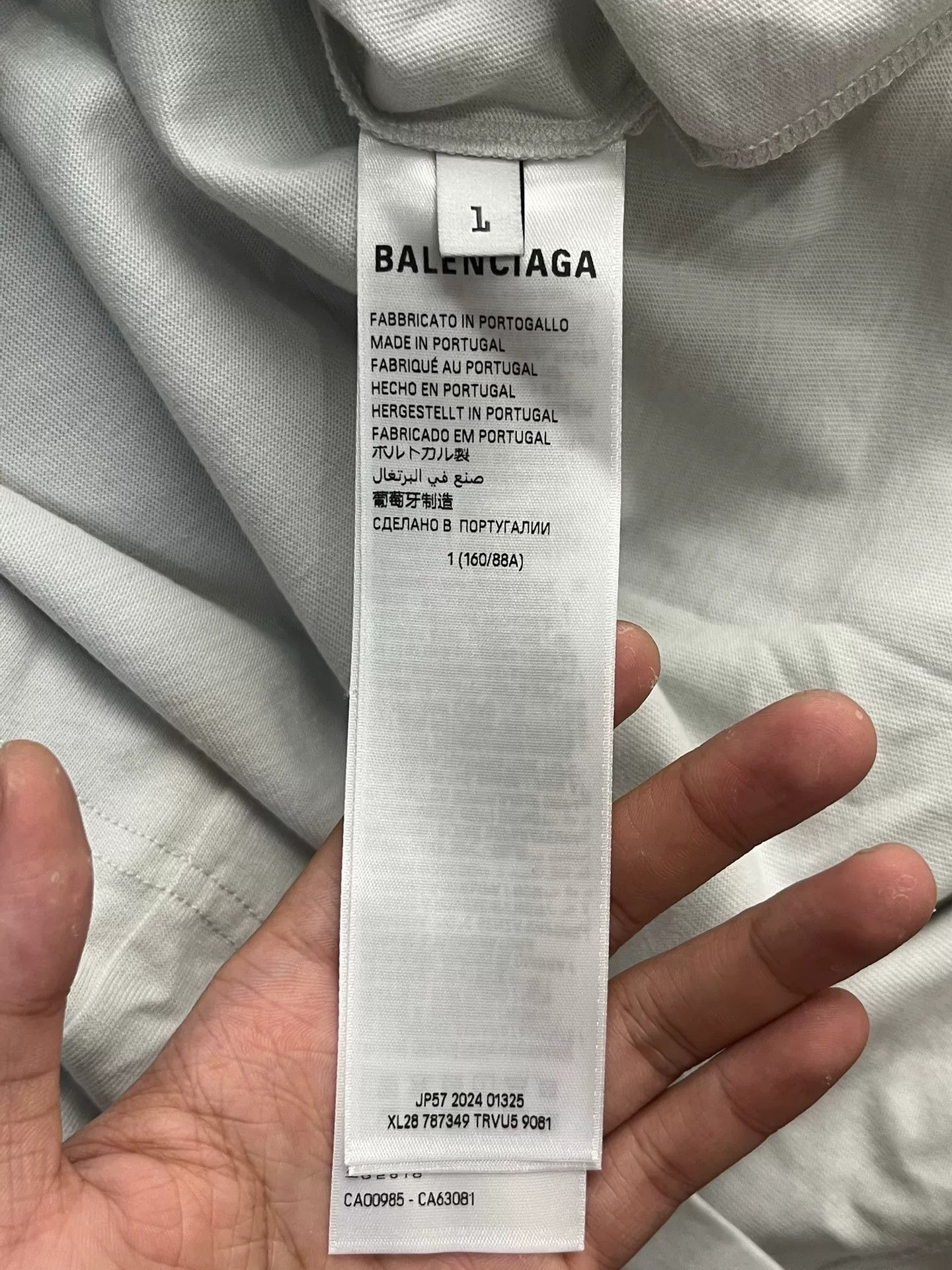 Balenciaga Balenciaga White T-Shirt 1 Men Size US XS / EU 42 / 0 - 4 Thumbnail