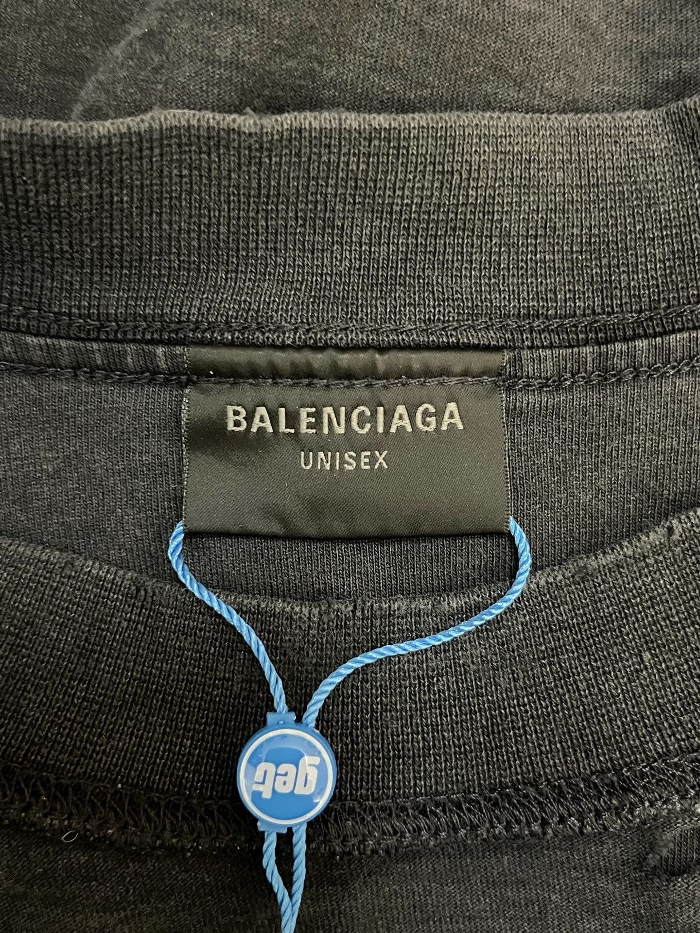 Balenciaga Balenciaga Retro Black T-Shirt M Men Size US M / EU 48-50 / 2 - 3 Thumbnail