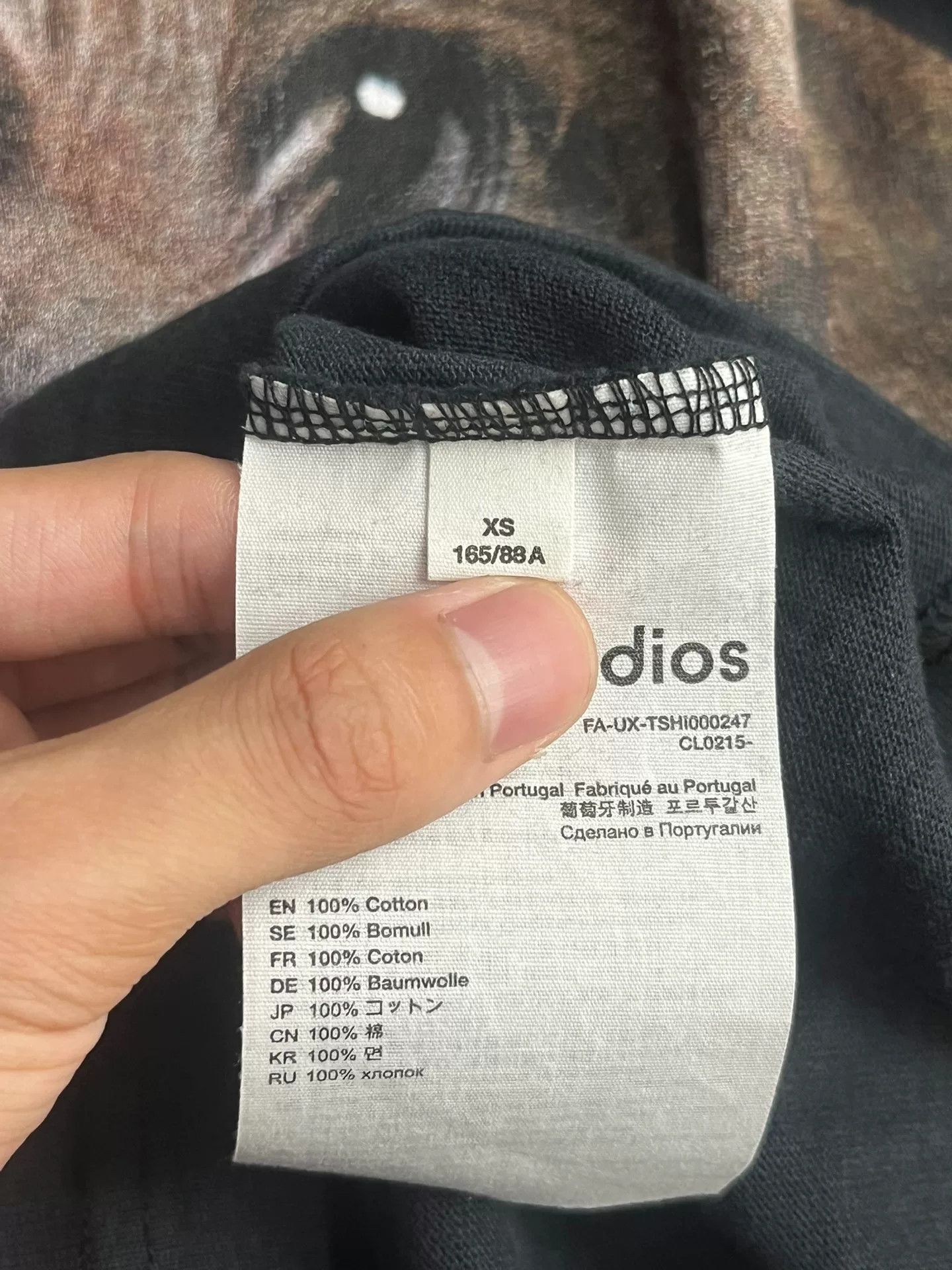 Acne Studios Acne Studios Printed Graphic Black T-Shirt XS Women Size XS / US 0-2 / IT 36-38 - 4 Thumbnail