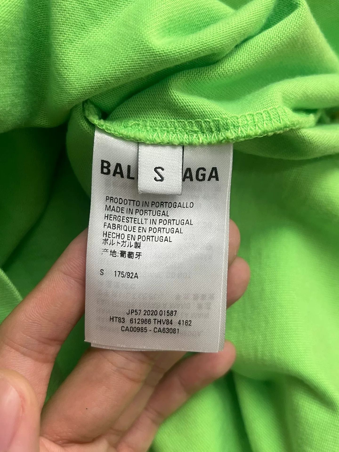 Balenciaga Balenciaga Retro Green T-Shirt S Women Size S / US 4 / IT 40 - 3 Thumbnail