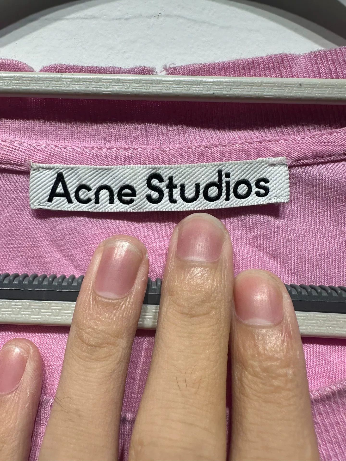 Acne Studios Acne Studios Printed Pink T-Shirt L Women Size L / US 10 / IT 46 - 2 Thumbnail