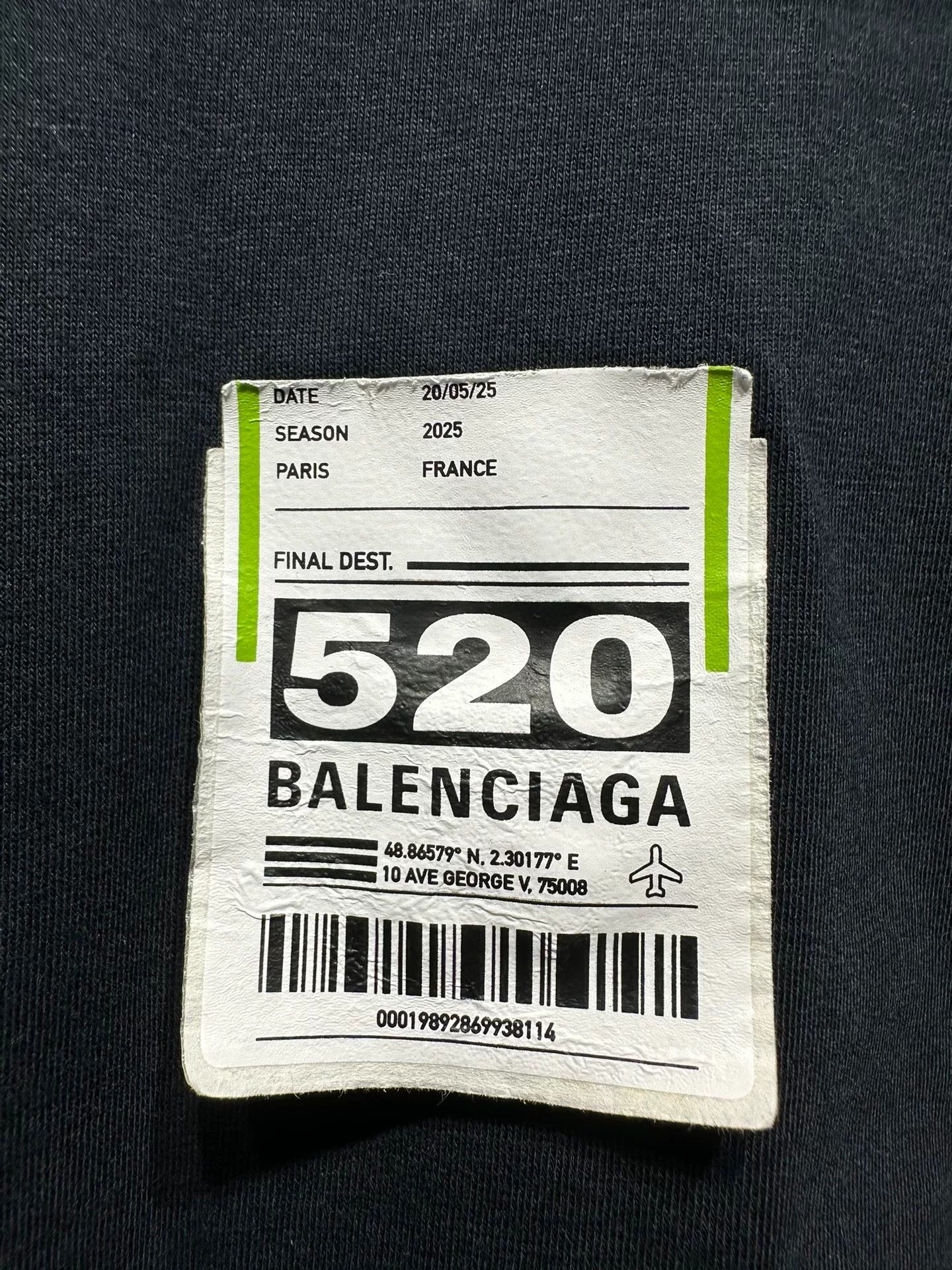 Balenciaga Balenciaga Limited Printed Black T-Shirt 2 Men Size US XS / EU 42 / 0 - 2 Thumbnail