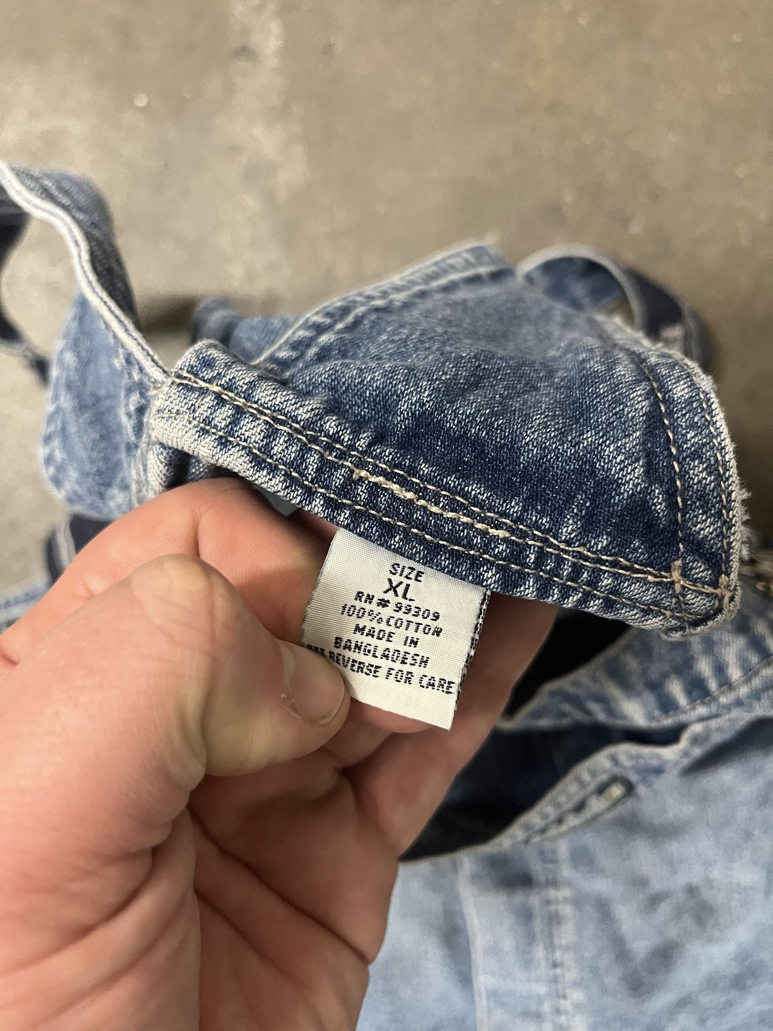 Other × Vintage Vintage 1990s BUM Equipment Denim Overall Shorts Size XL Size US 38 / EU 54 - 2 Thumbnail
