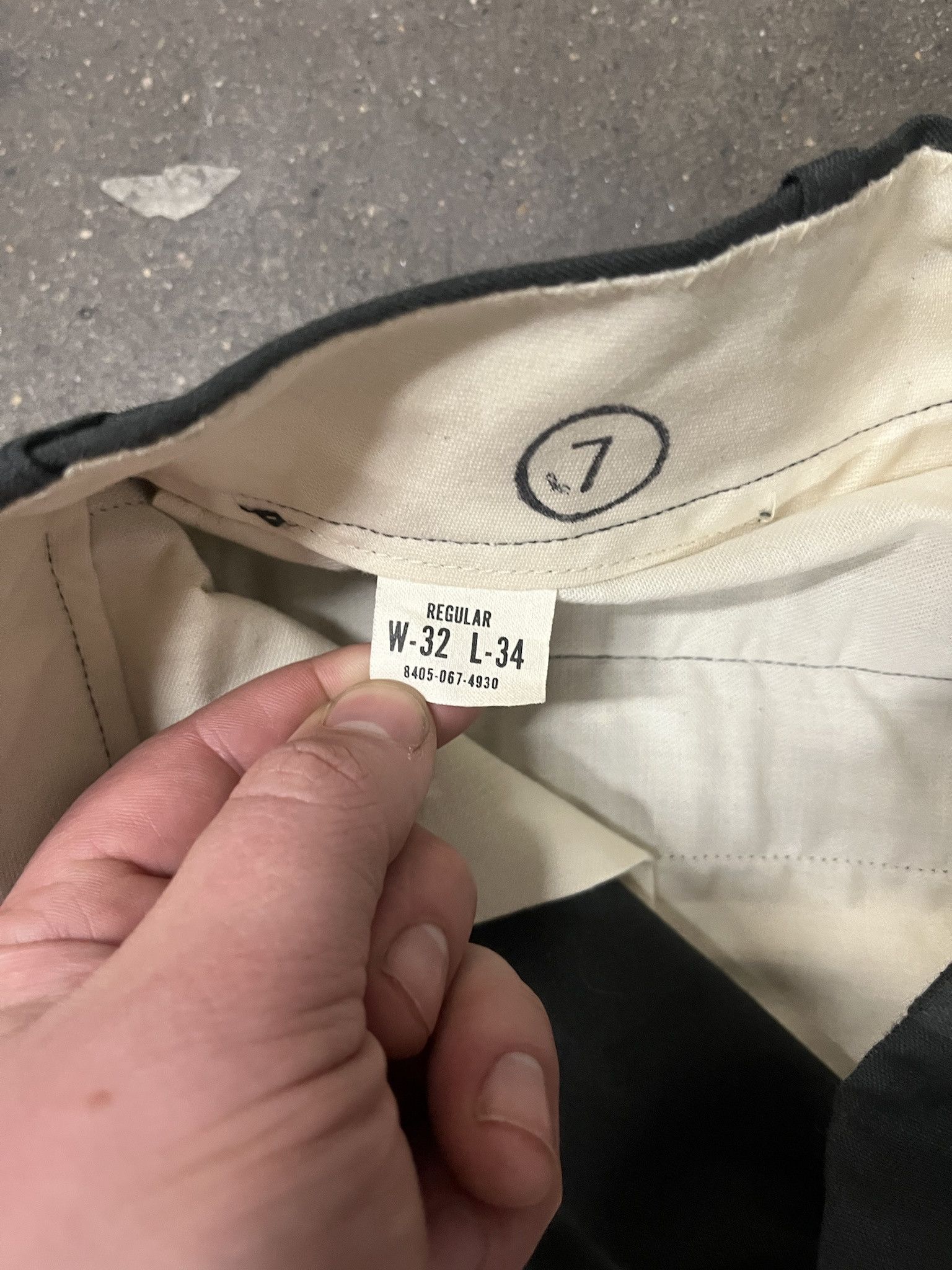 Carhartt × Vintage Vintage 1970s Military Trousers Tyle 1 Olive Polyester Wool Trousers Size 31 Size US 31 - 3 Thumbnail