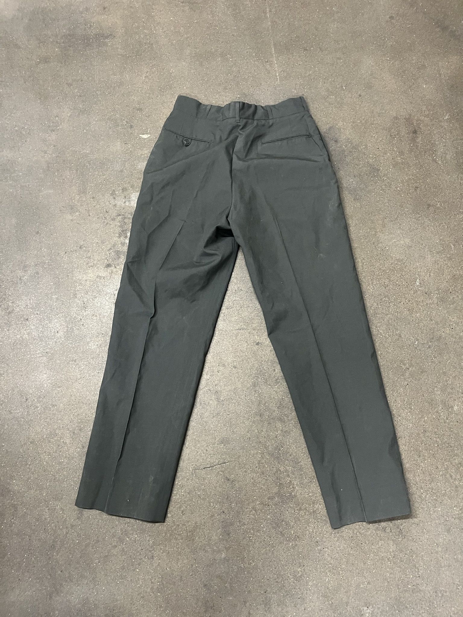 Carhartt × Vintage Vintage 1970s Military Trousers Tyle 1 Olive Polyester Wool Trousers Size 31 Size US 31 - 4 Thumbnail