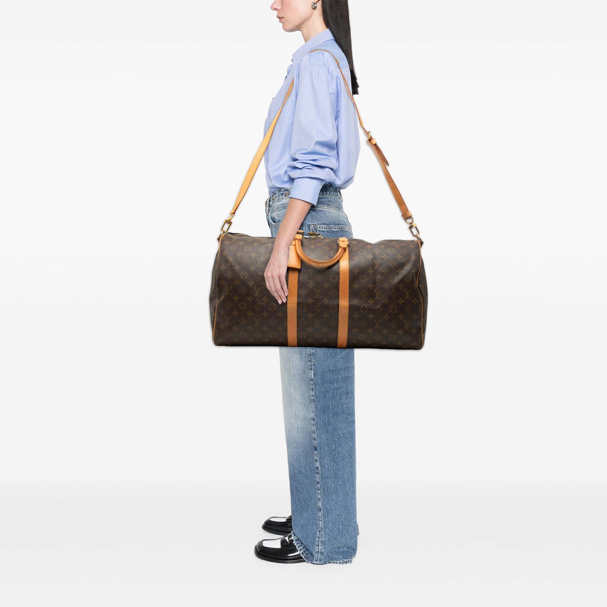 Louis Vuitton Monogram Keepall Bandouliere 55 Size ONE SIZE - 8 Thumbnail