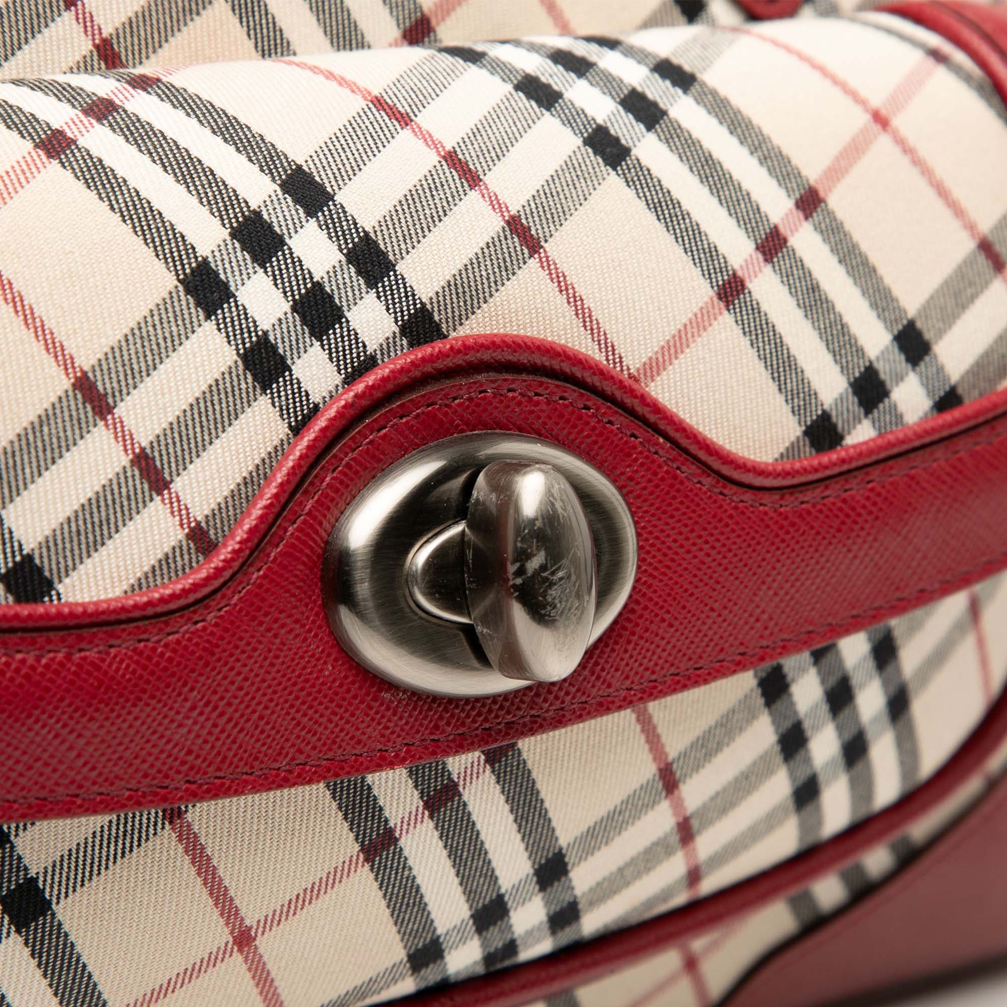 Burberry Nova Check Canvas Handbag Size ONE SIZE - 6 Thumbnail