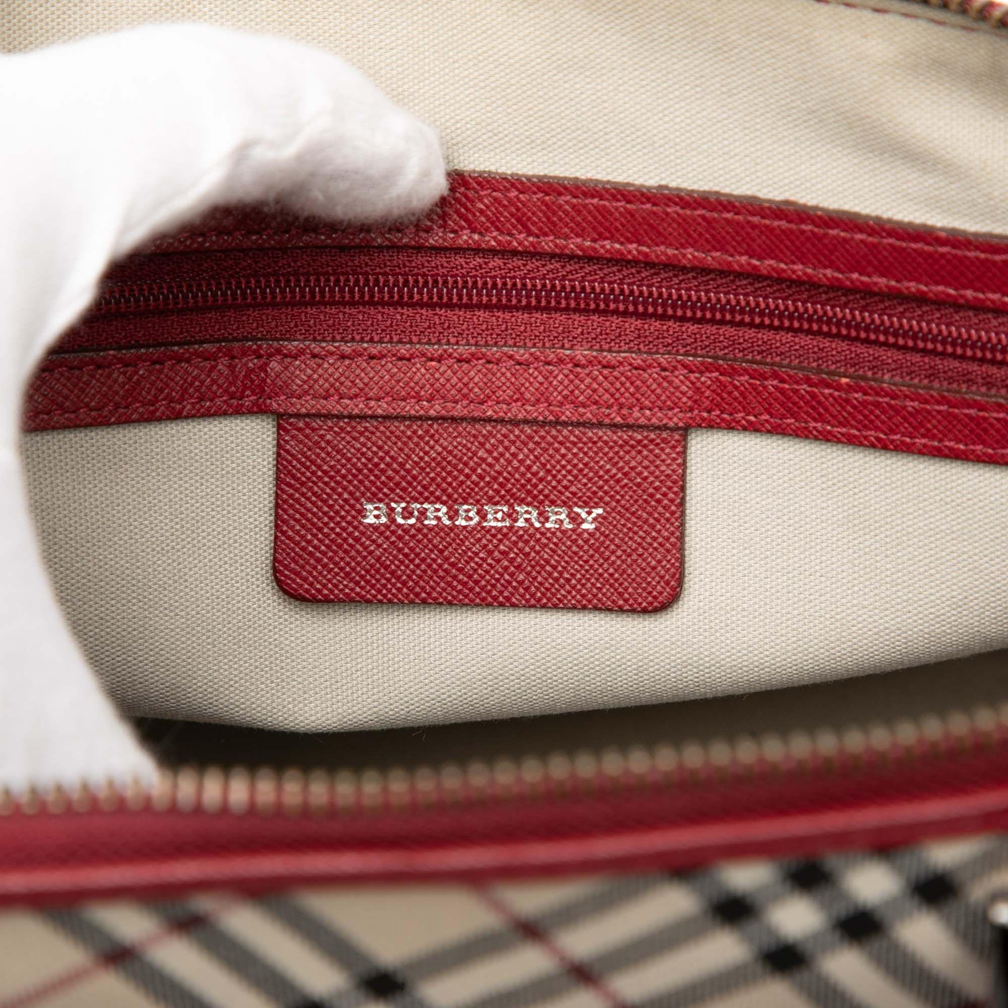 Burberry Nova Check Canvas Handbag Size ONE SIZE - 5 Thumbnail