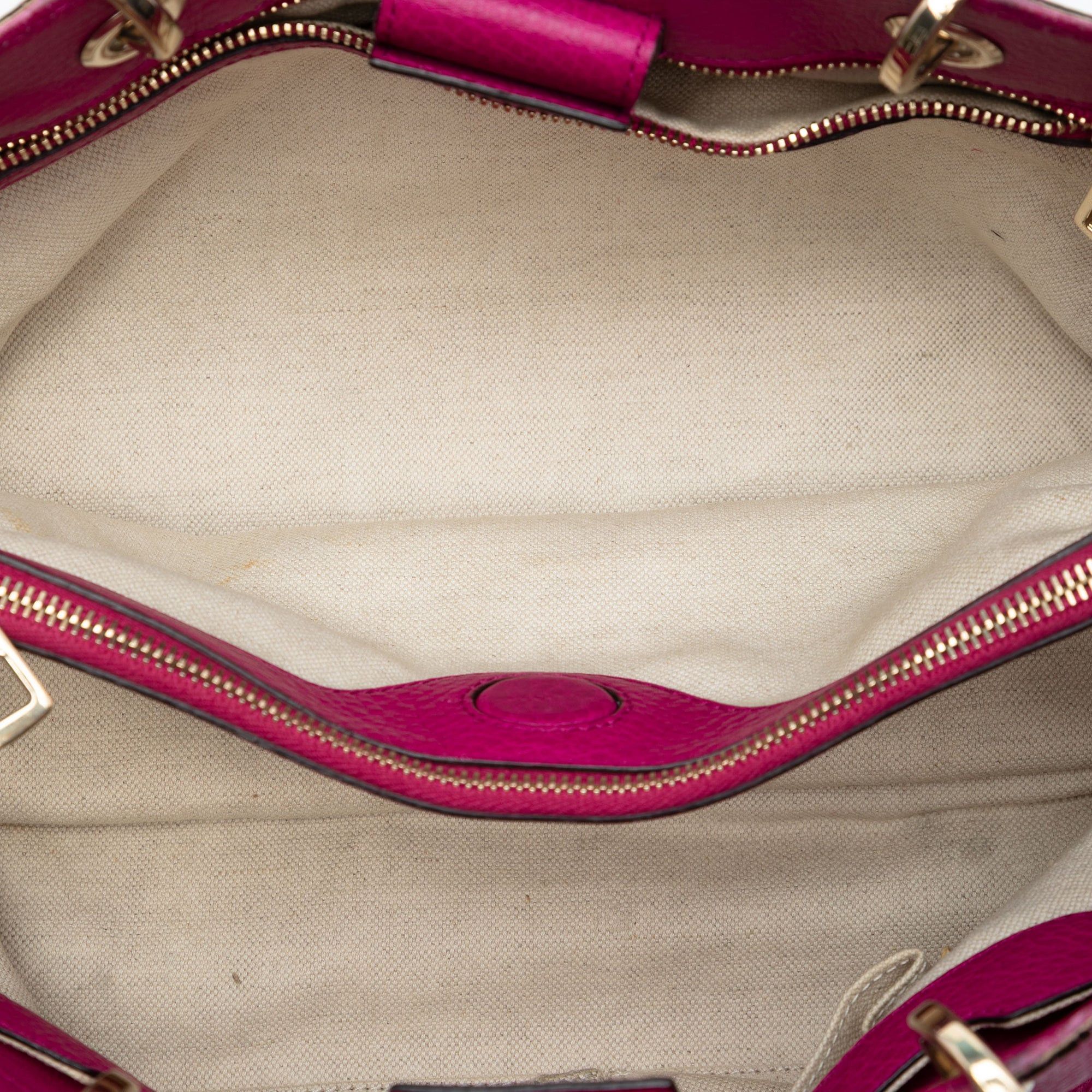 Gucci Medium Calfskin Bamboo Shopper Satchel Size ONE SIZE - 4 Thumbnail