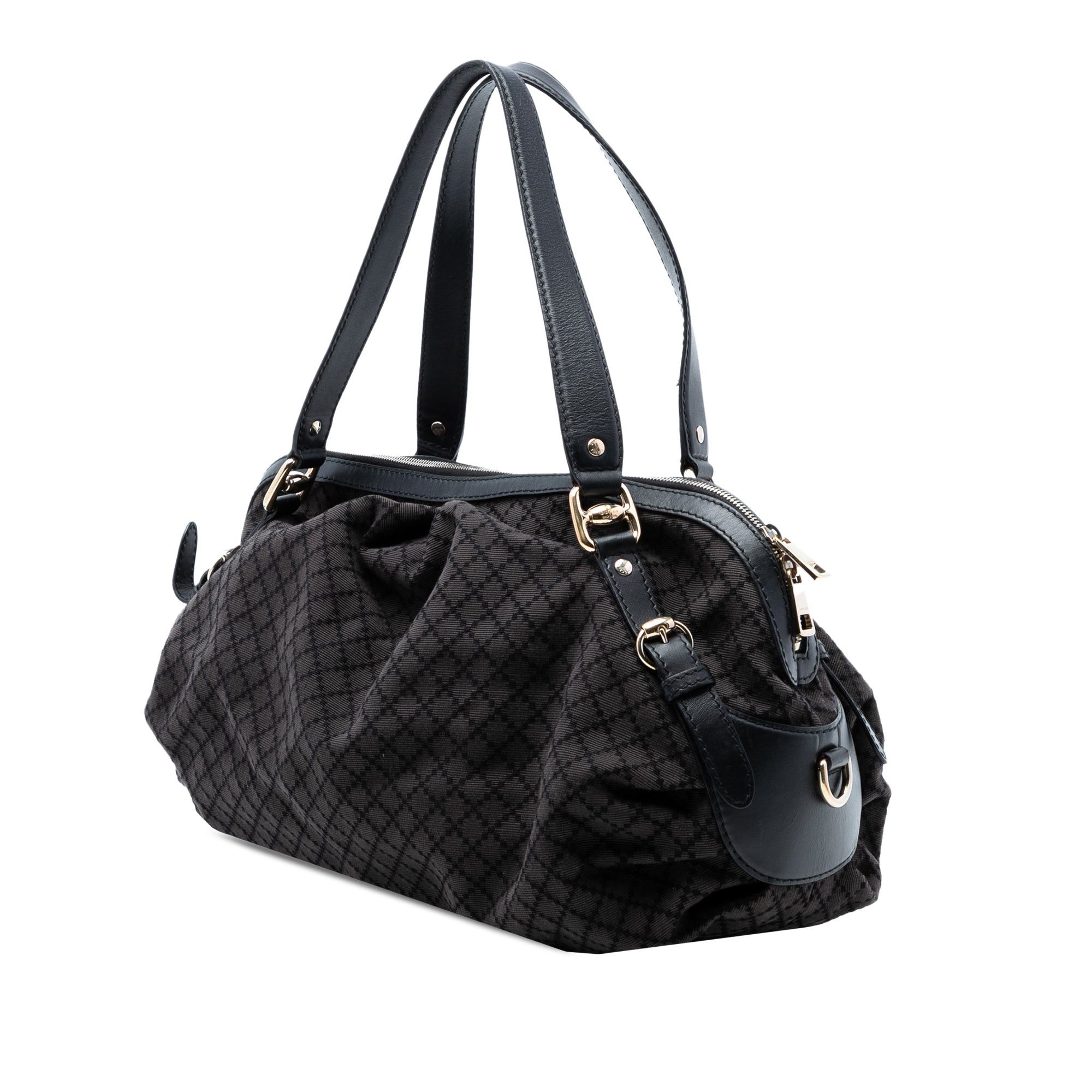 Gucci Diamante Canvas Bridle Satchel Size ONE SIZE - 2 Thumbnail