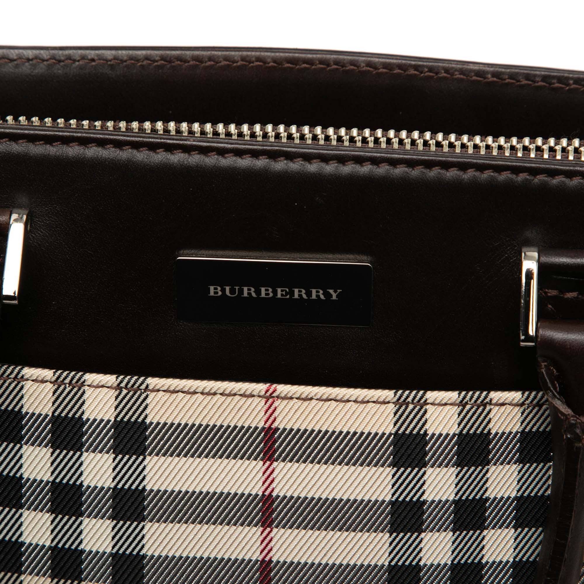 Burberry House Check Canvas Tote Size ONE SIZE - 5 Thumbnail