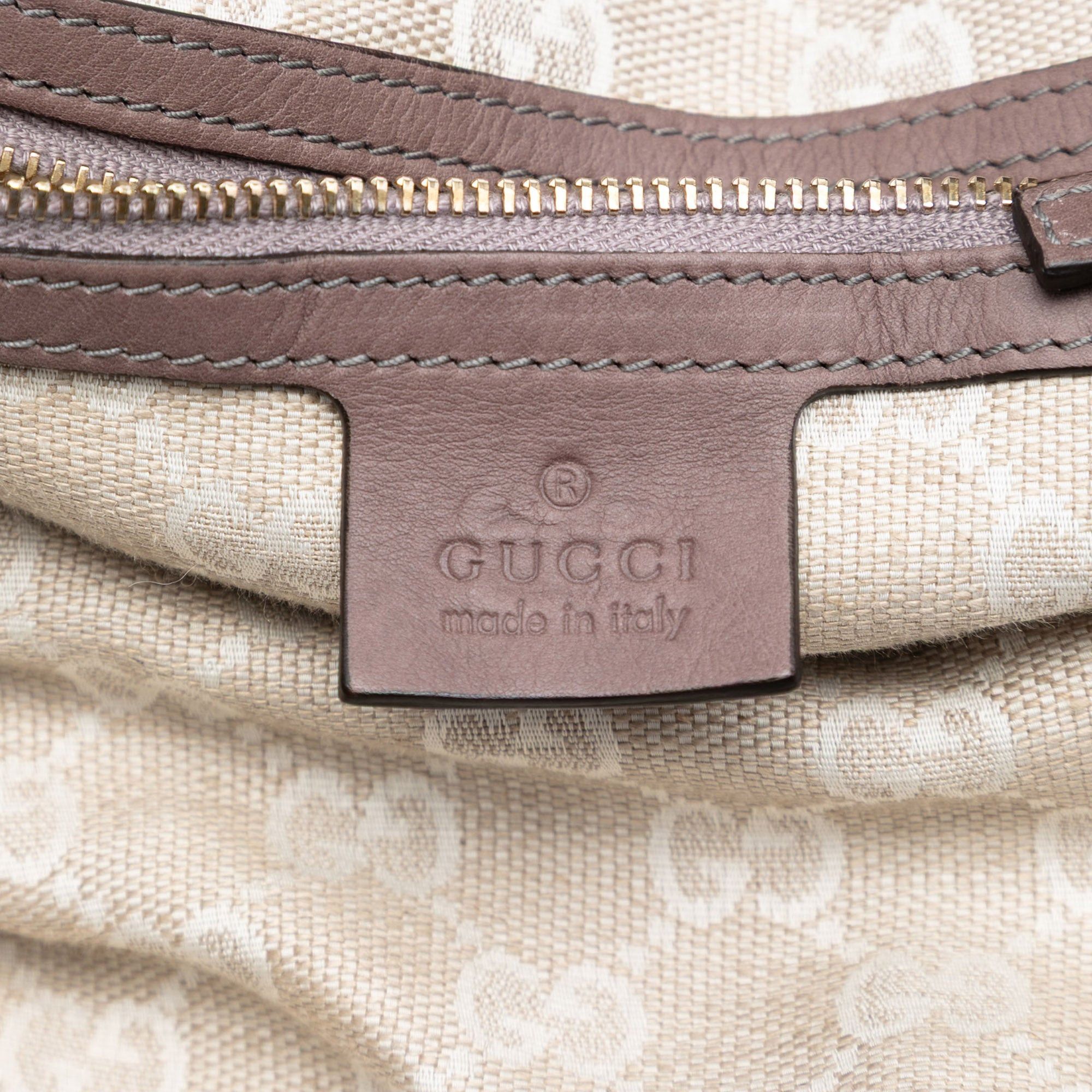 Gucci Leather Braided Handle Hobo Size ONE SIZE - 5 Thumbnail