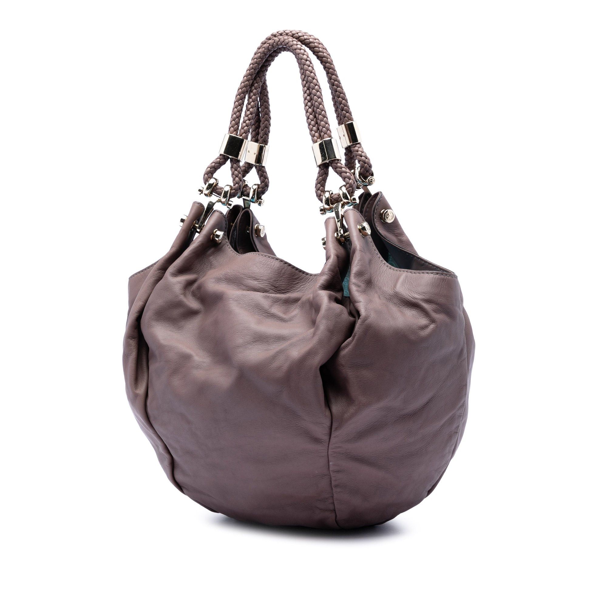 Gucci Leather Braided Handle Hobo Size ONE SIZE - 2 Thumbnail